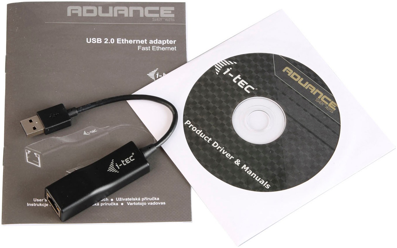 I-TEC USB-Adapter »USB Fast Ethernet Adapter Netzwerkkarte« RJ-45 (Ethernet) zu USB 2.0