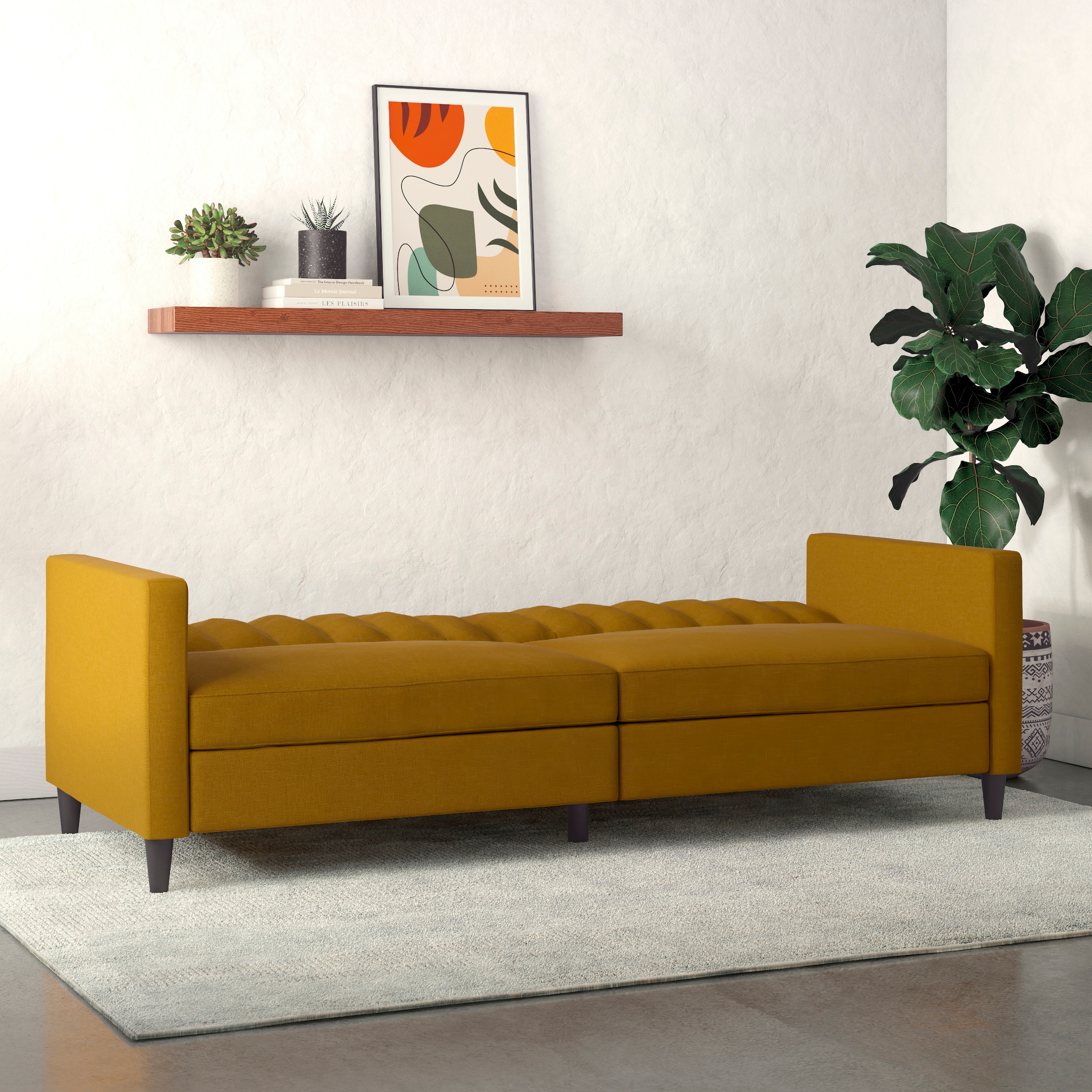 Dorel Home 3-Sitzer »Celine«, Rückenlehne 2-teilig und 3-fach verstellbar, Sitzhöhe 43 cm