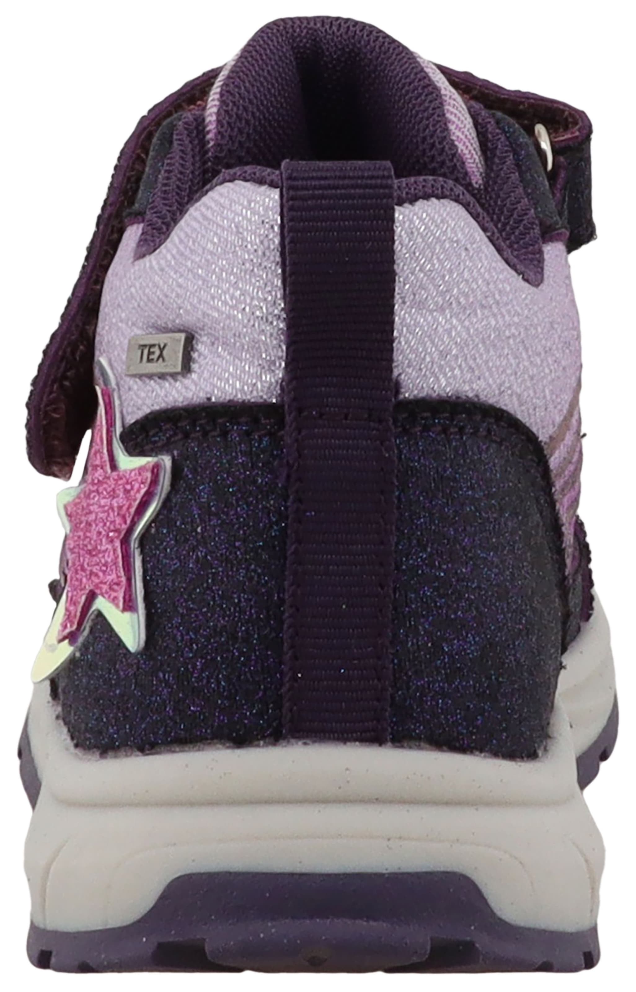 Lurchi Sneaker »Abella 1-TEX«  Boots, Klettschuh mit viel Glitzer, Größenschablone zum Download