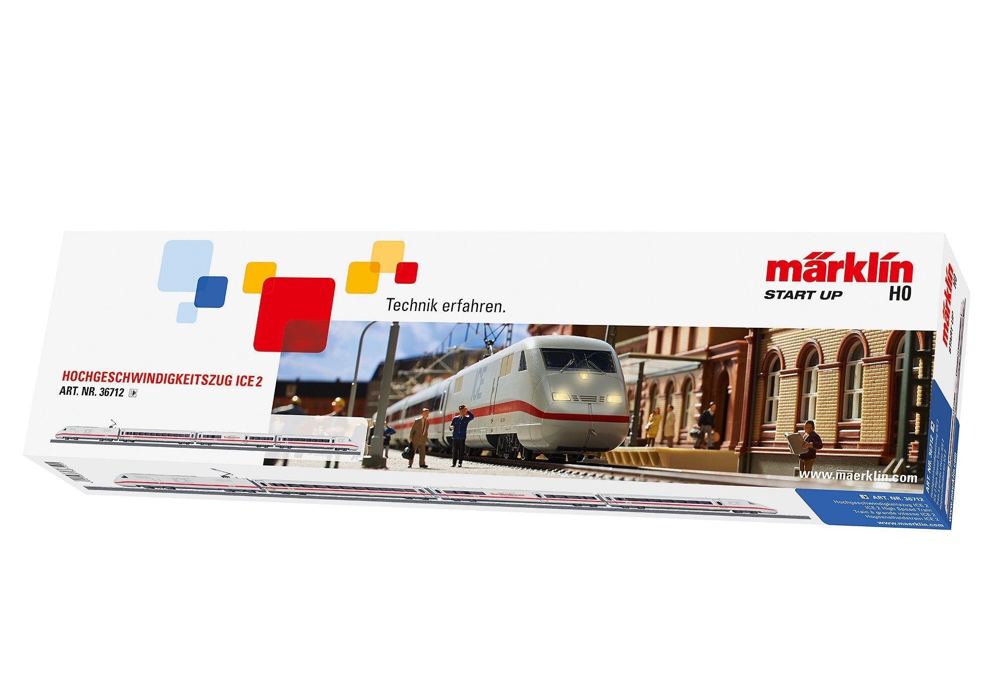 Modelleisenbahn-Set »Märklin Start up - Hochgeschwindigkeitszug ICE 2 - 36712«