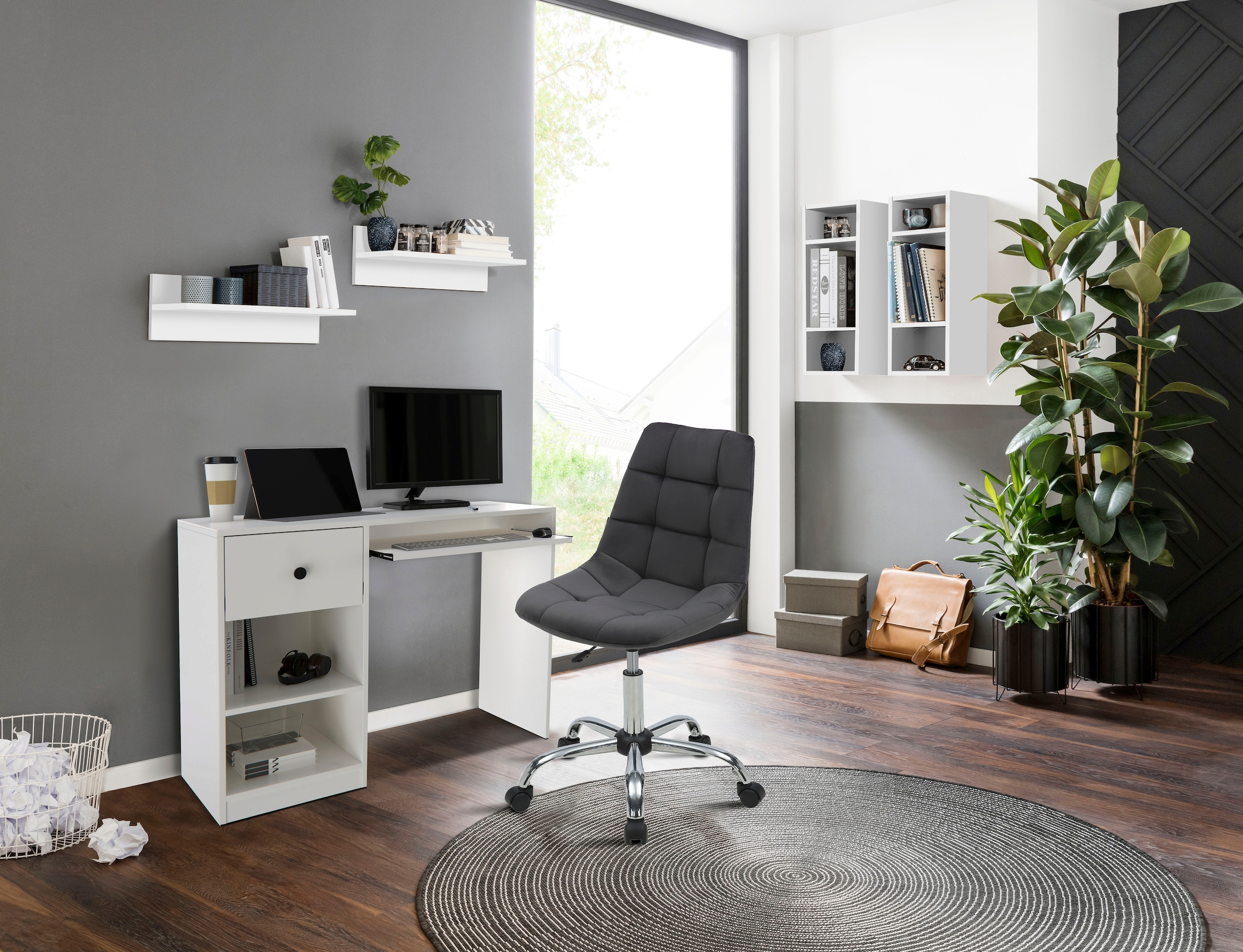 INOSIGN Bürostuhl »STAVELY«, Velvet, Schreibtischstuhl