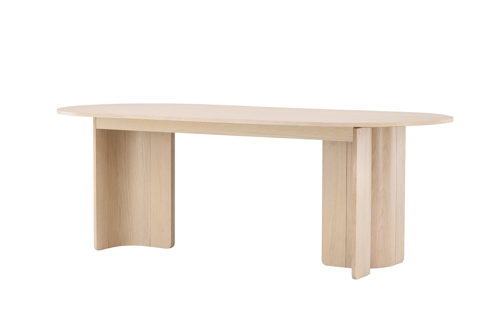 Venture Home Esstisch »Tyresö, rechteckiger Esstisch 220 × 100 cm in Whitewash, geräumig« Esszimmertisch, MDF, hell, pflegeleicht