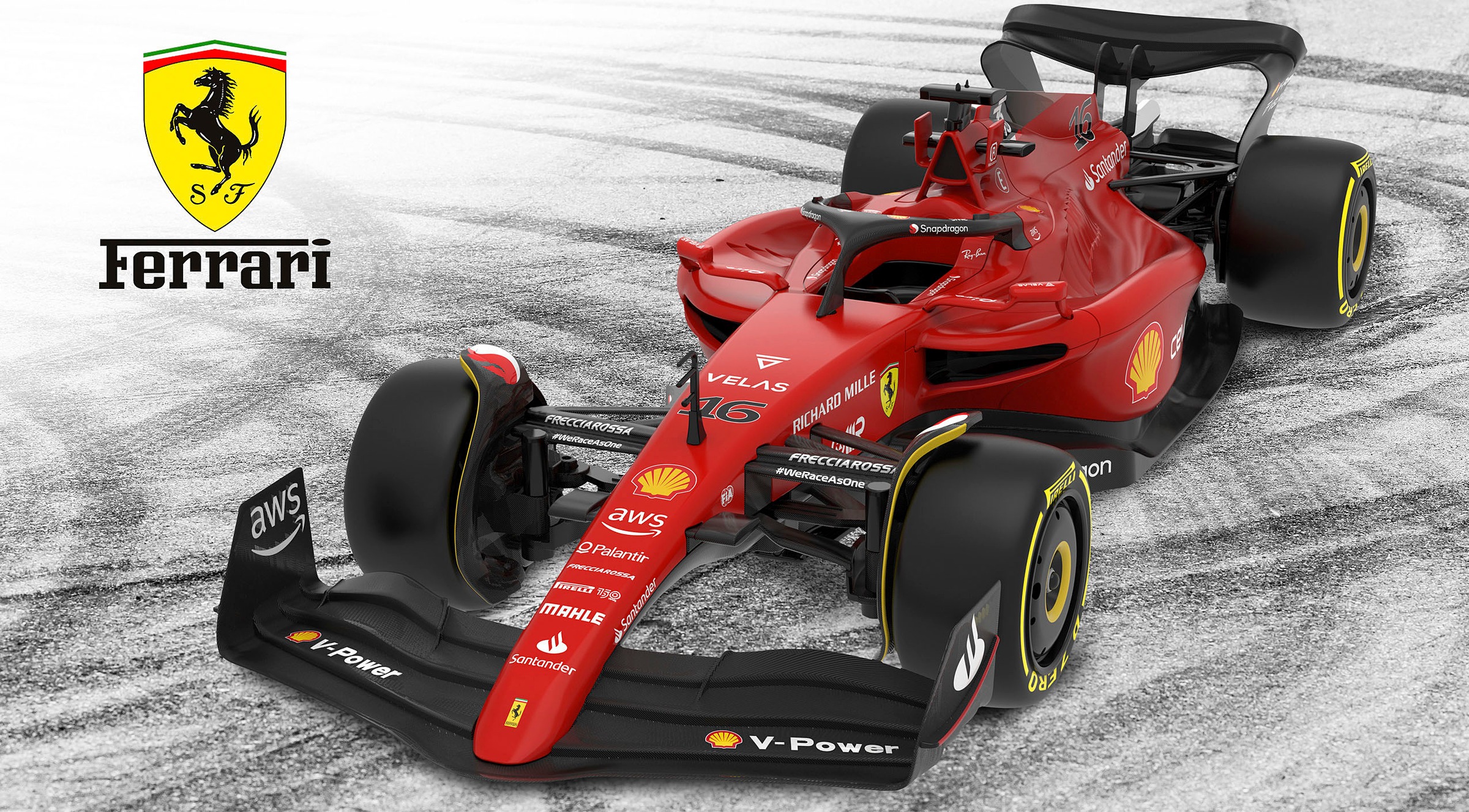 Jamara RC-Auto »Deluxe Cars, Deluxe Cars, Ferrari F1-75 1:12, rot - 2,4 GHz«