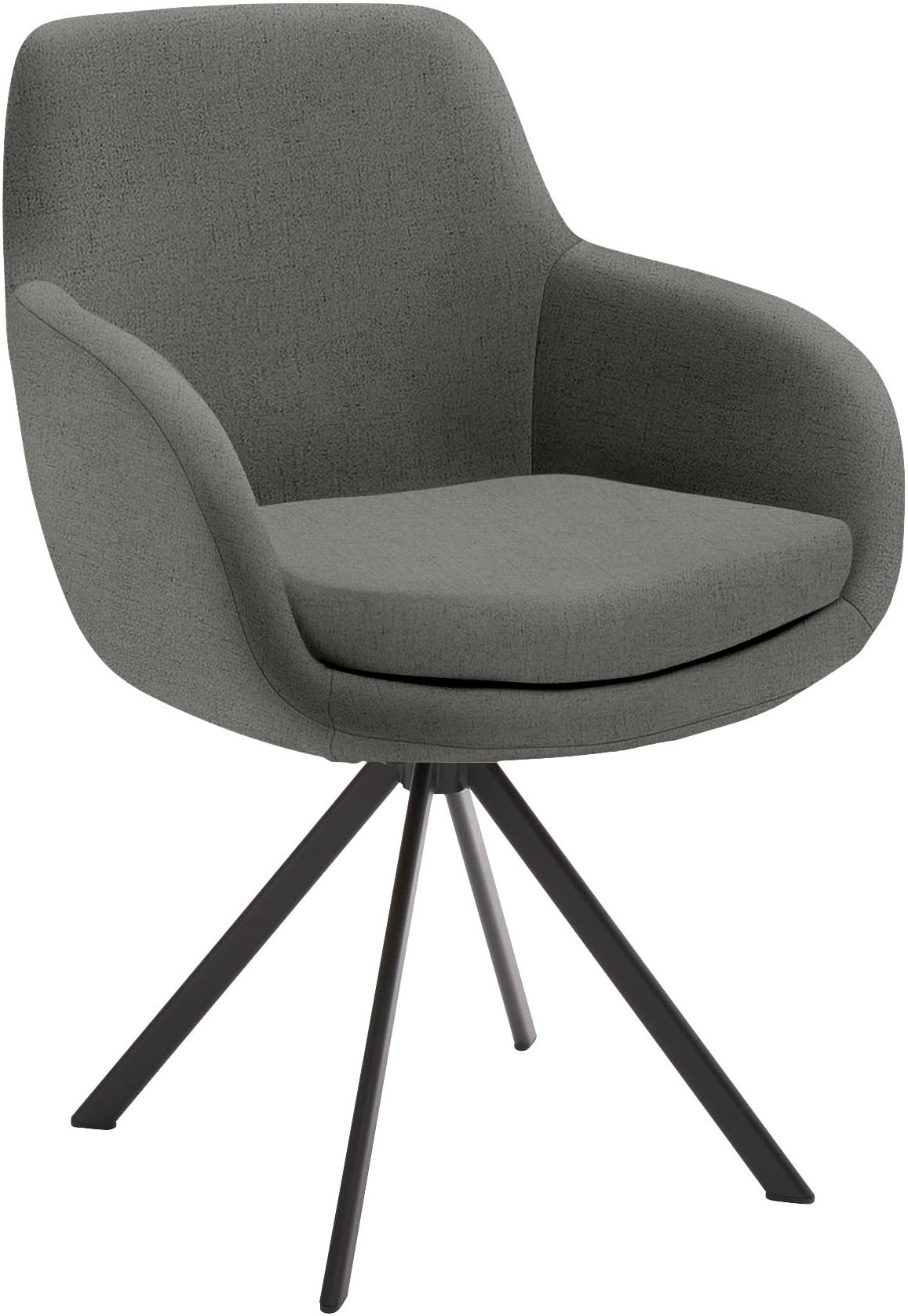 Musterring Esszimmerstuhl »Tavia« (Set) 2 Stk.Stativgestell Eisen schwarz, günstig online kaufen