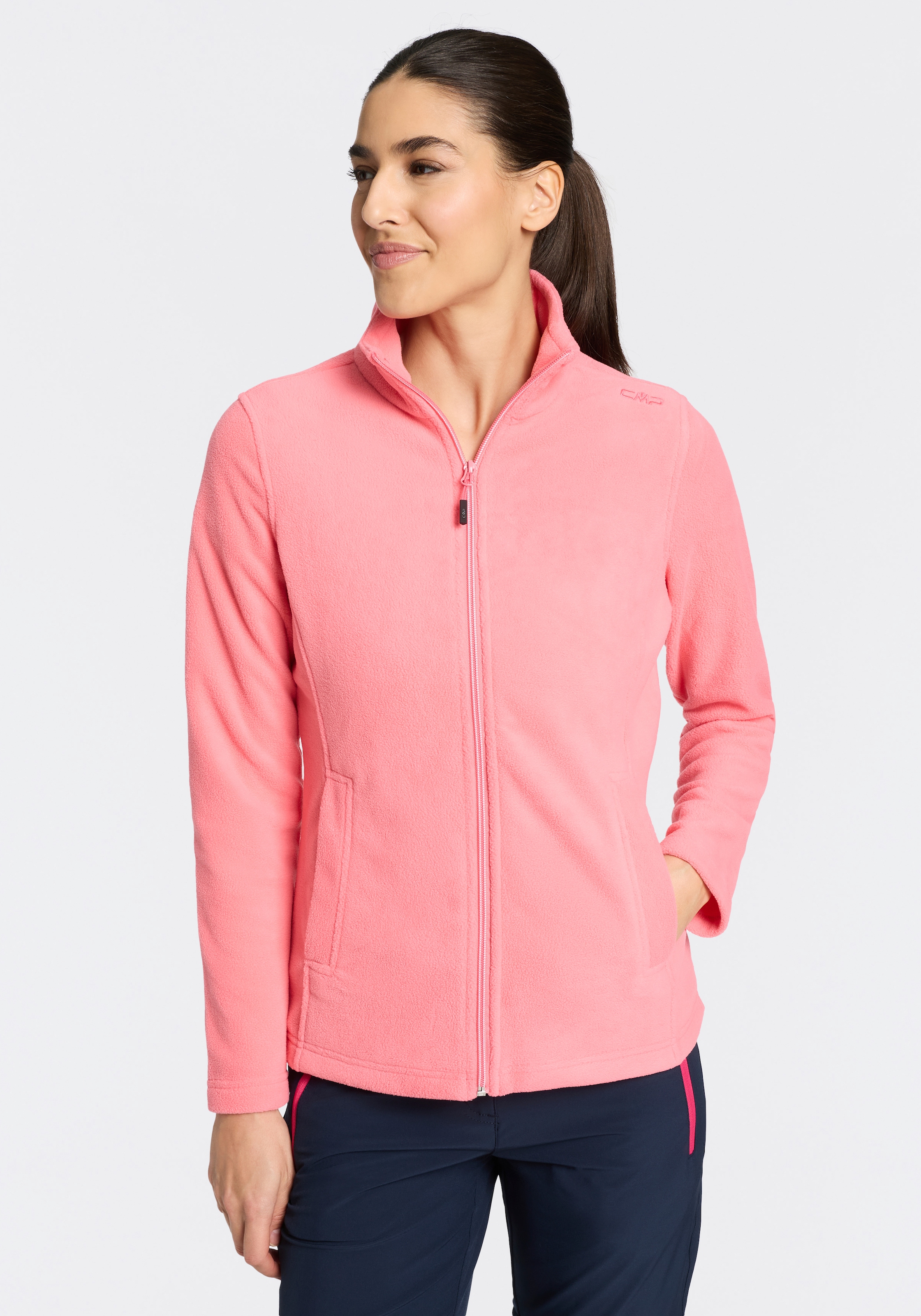 CMP Fleecejacke »WOMAN JACKET« wärmend, Übergangsjacke