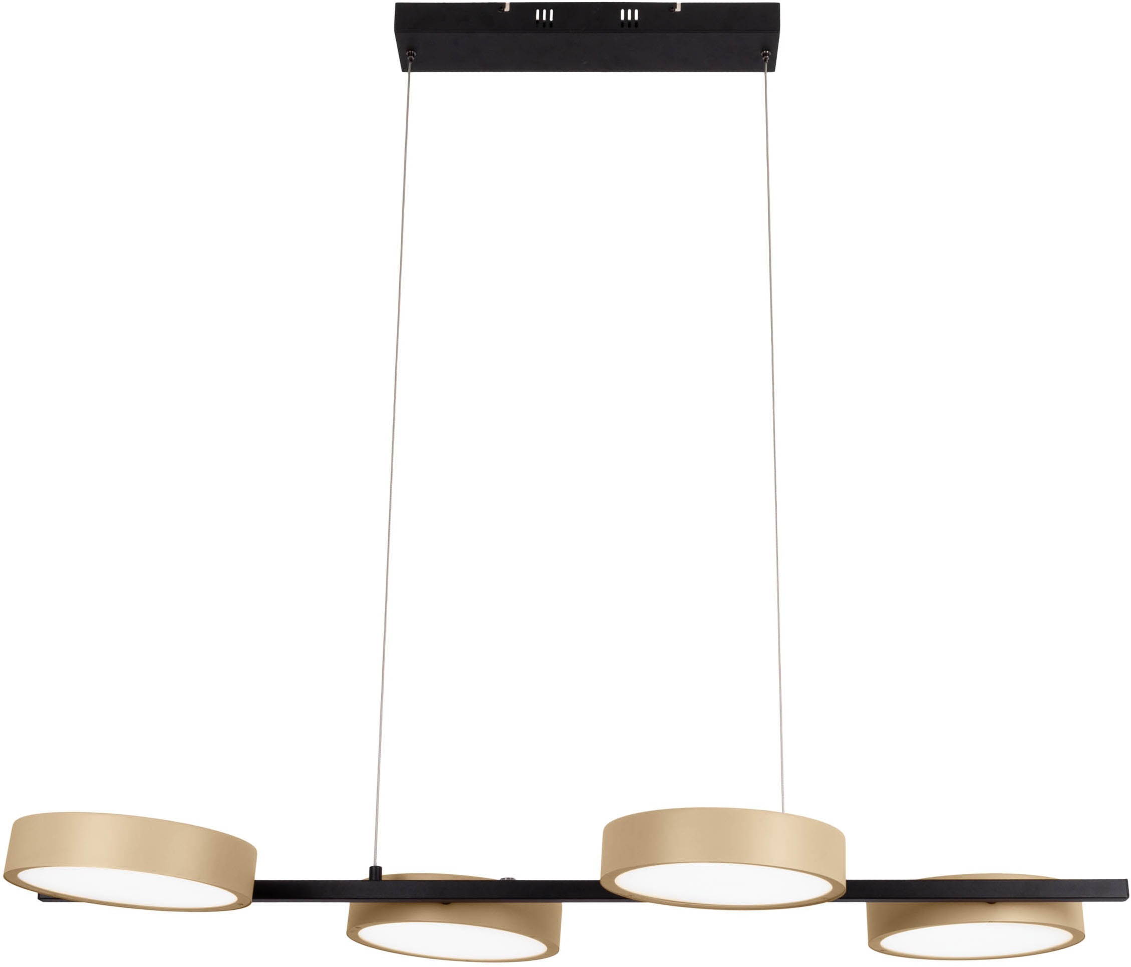 näve LED Pendelleuchte »Tessa«, 4 flammig, Leuchtmittel LED-Modul | LED wechselbar, dimmbar per Touch, inkl. CCT-Funktion, warmweiß/neutralweiß/kaltweiß
