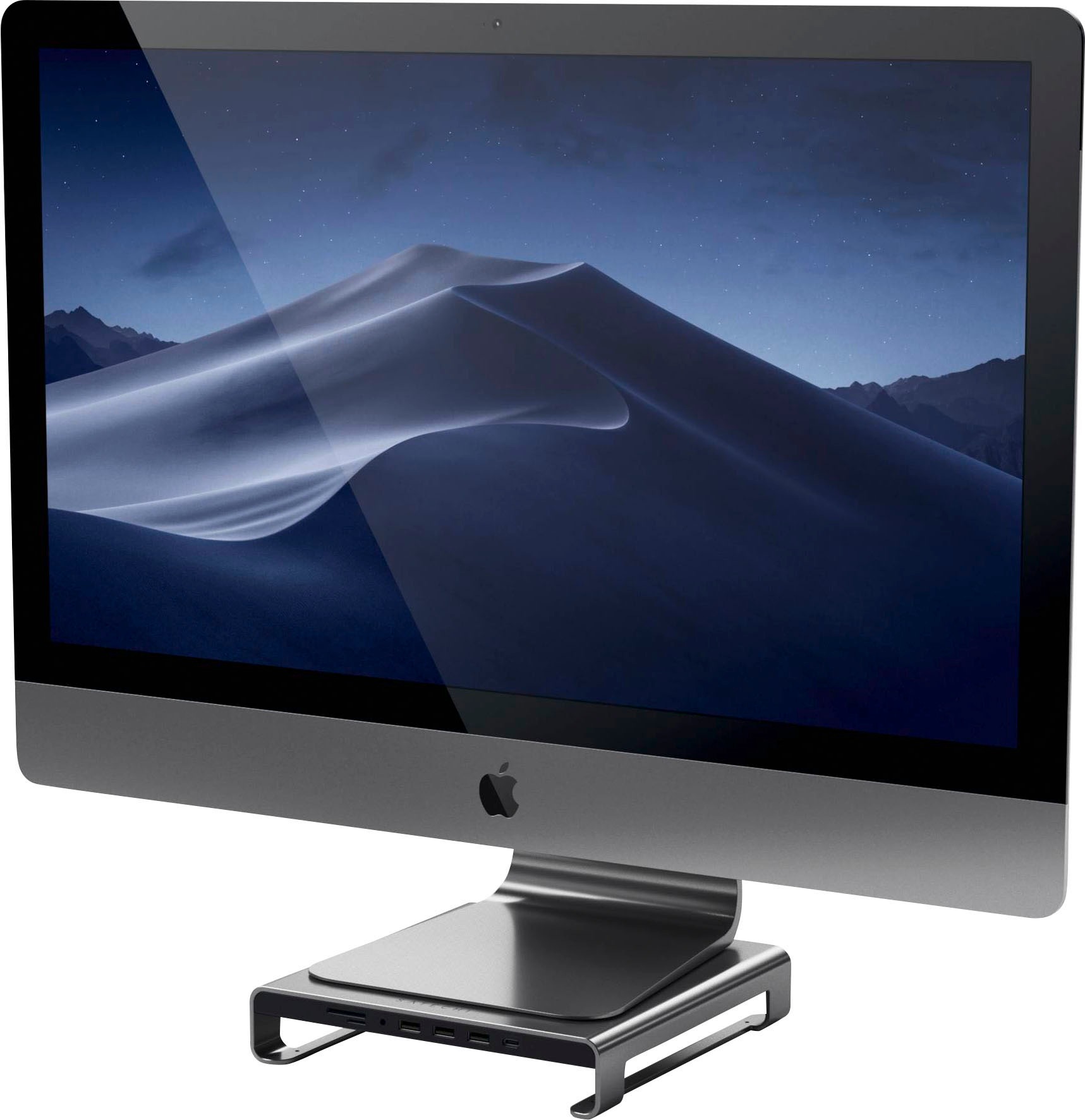 Satechi Halterung »Type-C Aluminum Monitor Stand Hub für iMac«, (1 St.)