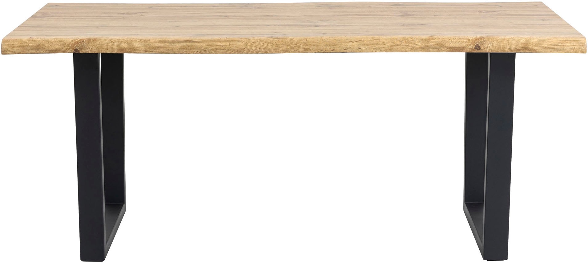 Duo Collection Baumkantentisch »Tisch Thea« Massives Kufengestell aus Metall, Belastbarkeit bis 100 kg