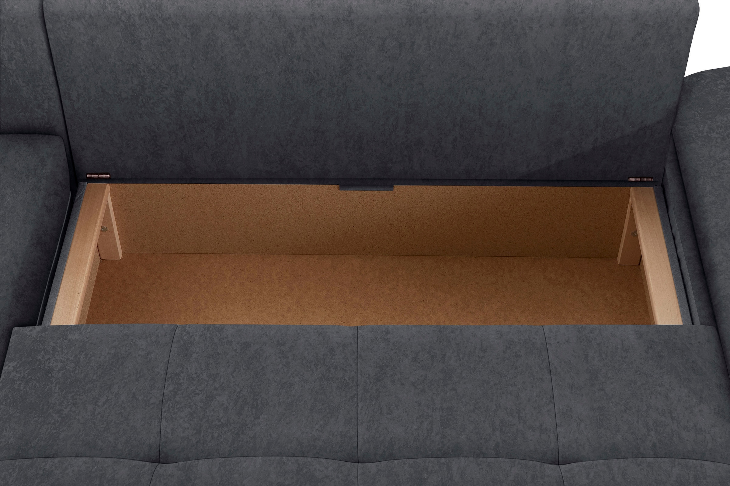 sit&more Ecksofa »Labene L-Form«, wahlweise mit Bettfunktion und Bettkasten, auch als XXL-Variante