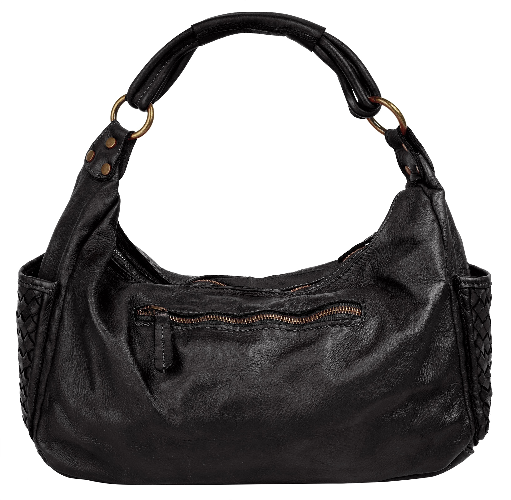 Samantha Look Henkeltasche, echt Leder, Made in Italy
