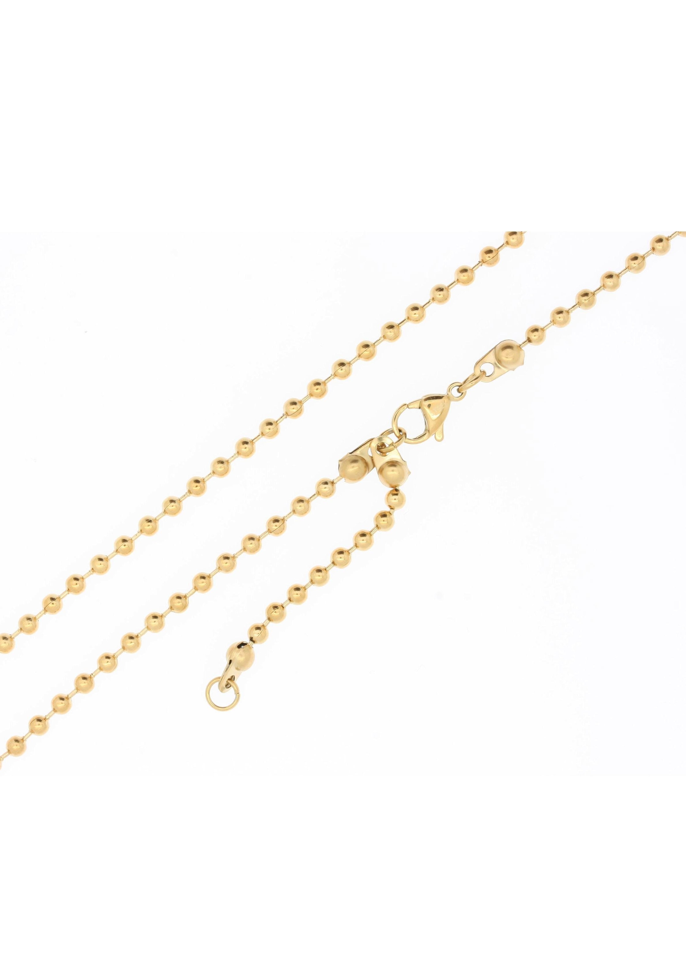 Firetti Edelstahlkette »Schmuck Geschenk Kugelkettengliederung, 3,0 mm breit«, Made in Germany