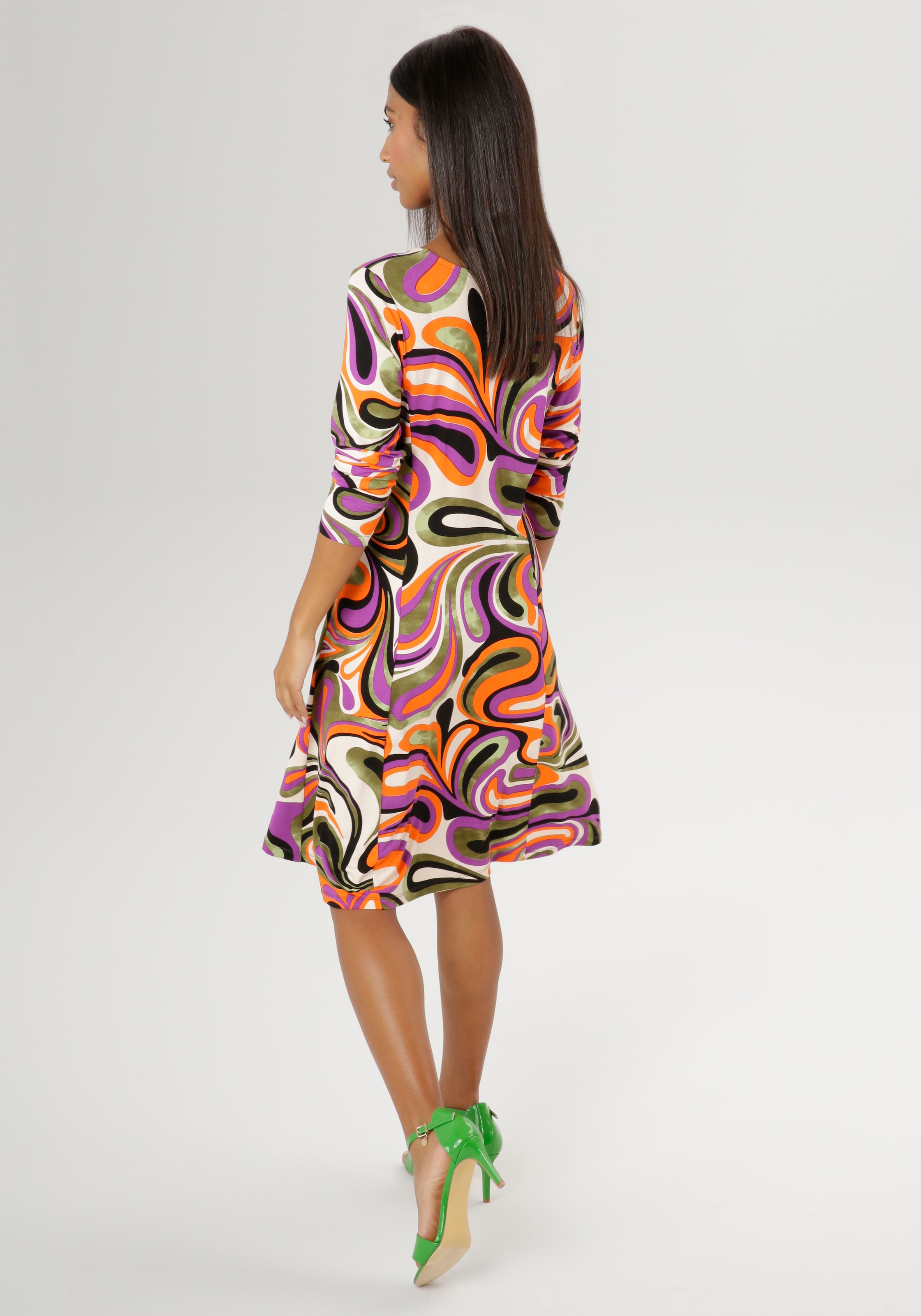 Aniston SELECTED Jerseykleid, in leichter - KOLLEKTION NEUE A-Linien-Form kaufen