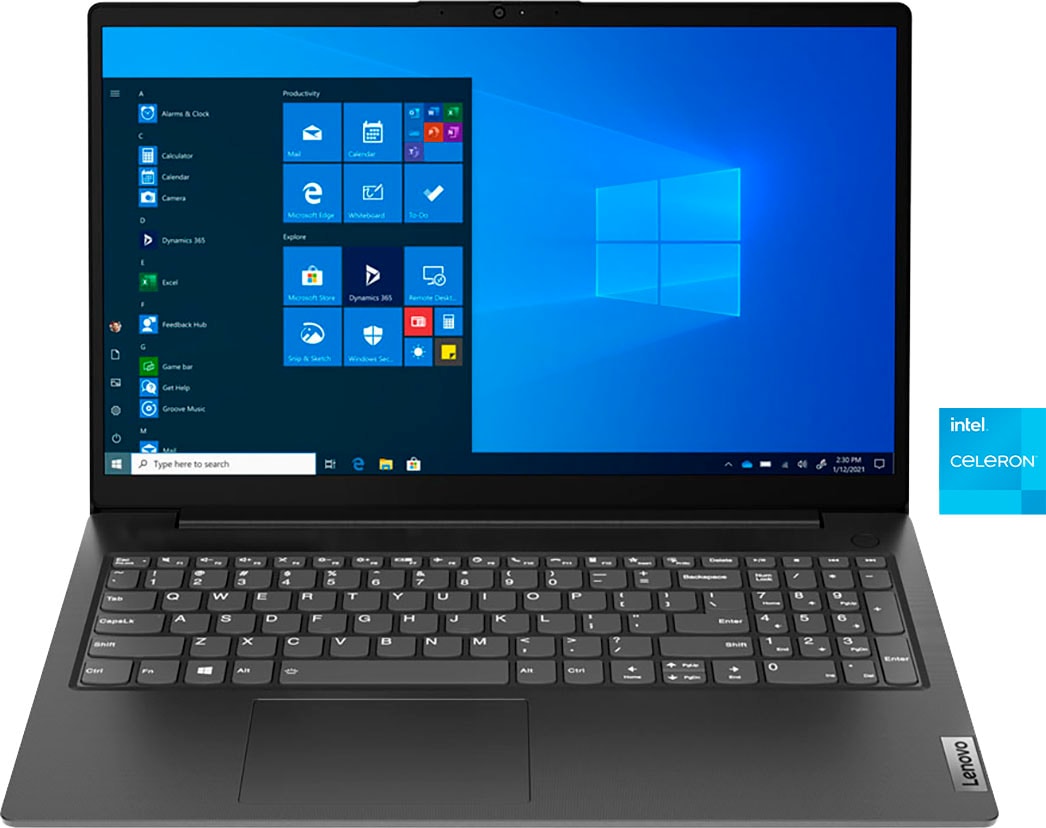 LENOVO Notebook »V15-IJL (15, 6") Pentium N6000/8GB/256GBSSD/FHD W11H« 39, 6 cm / 15, 6 ′′ Intel Celeron UHD Graphics 256 GB SSD grau