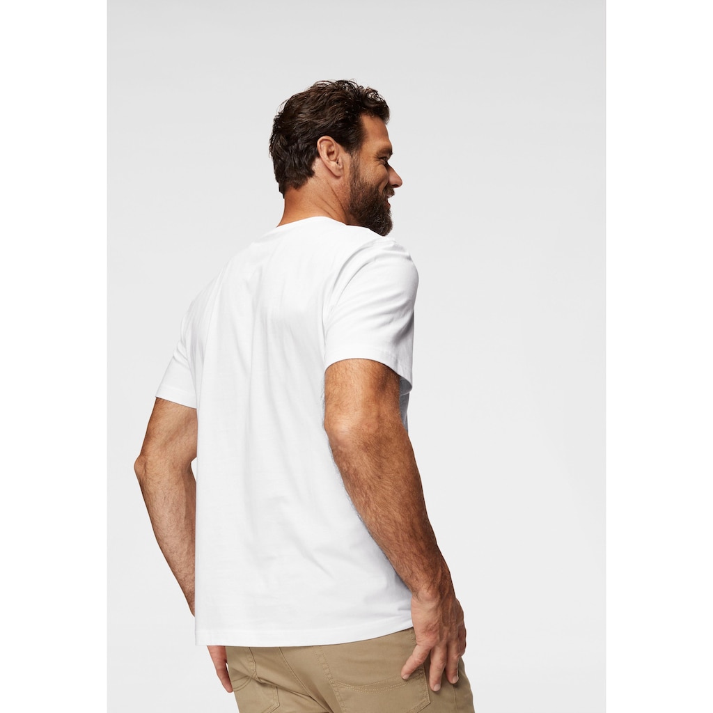 Man's World T-Shirt, (Packung, 5 tlg., 5er-Pack), perfekt als Unterzieh- T-shirt