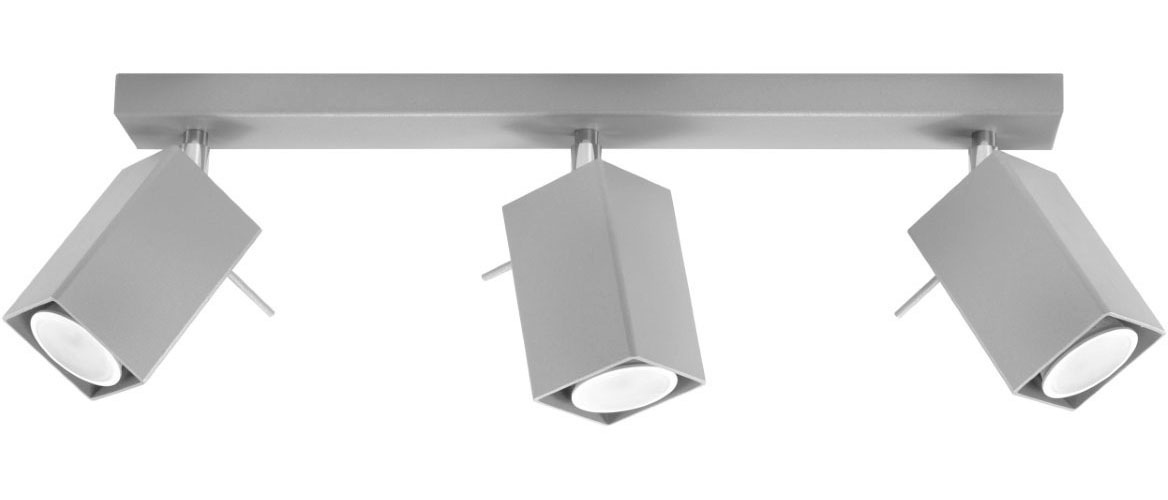 SOLLUX lighting Deckenleuchte »MERIDA«, 3 flammig, Leuchtmittel GU10   ohne günstig online kaufen