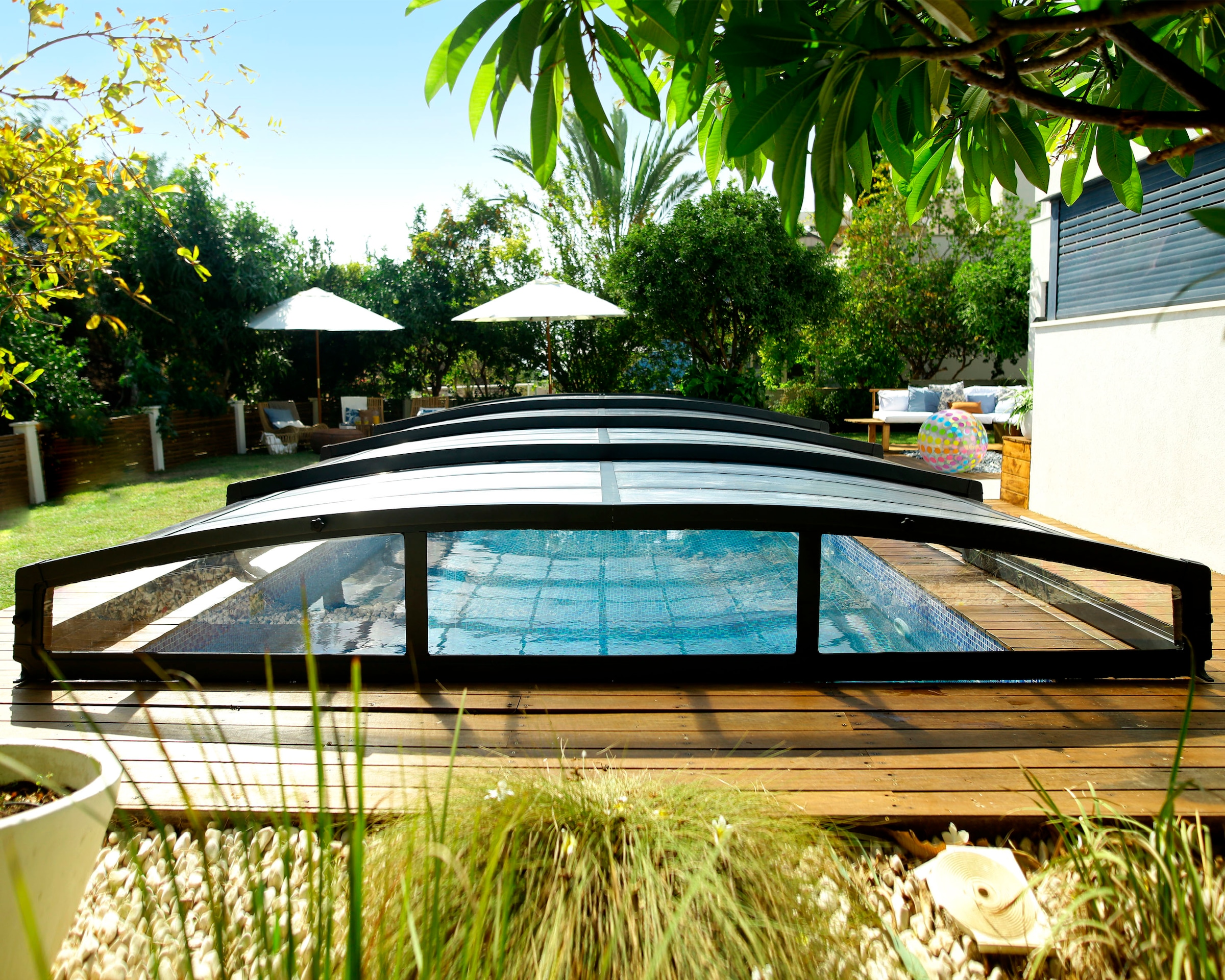 Palram - Canopia Poolverdeck »Palram - Canopia Poolüberdachung Majorca« für rechteckige Pools bis zu 8 x 4 m geeignet