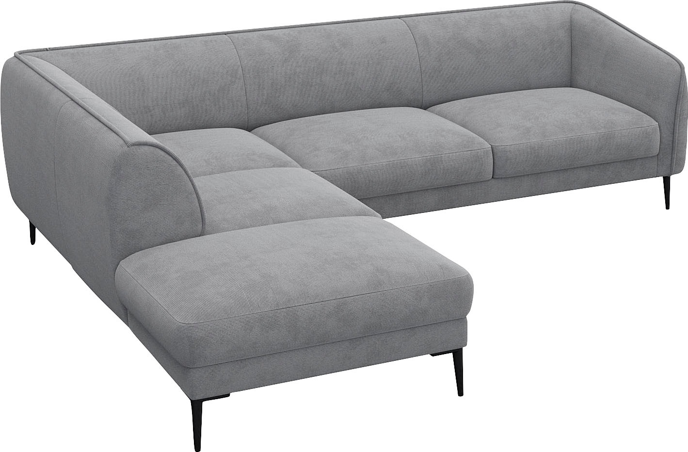 FLEXLUX Ecksofa »Belle Designsofa, L-Form, B/T 268/209 cm«, Skandinavisches günstig online kaufen