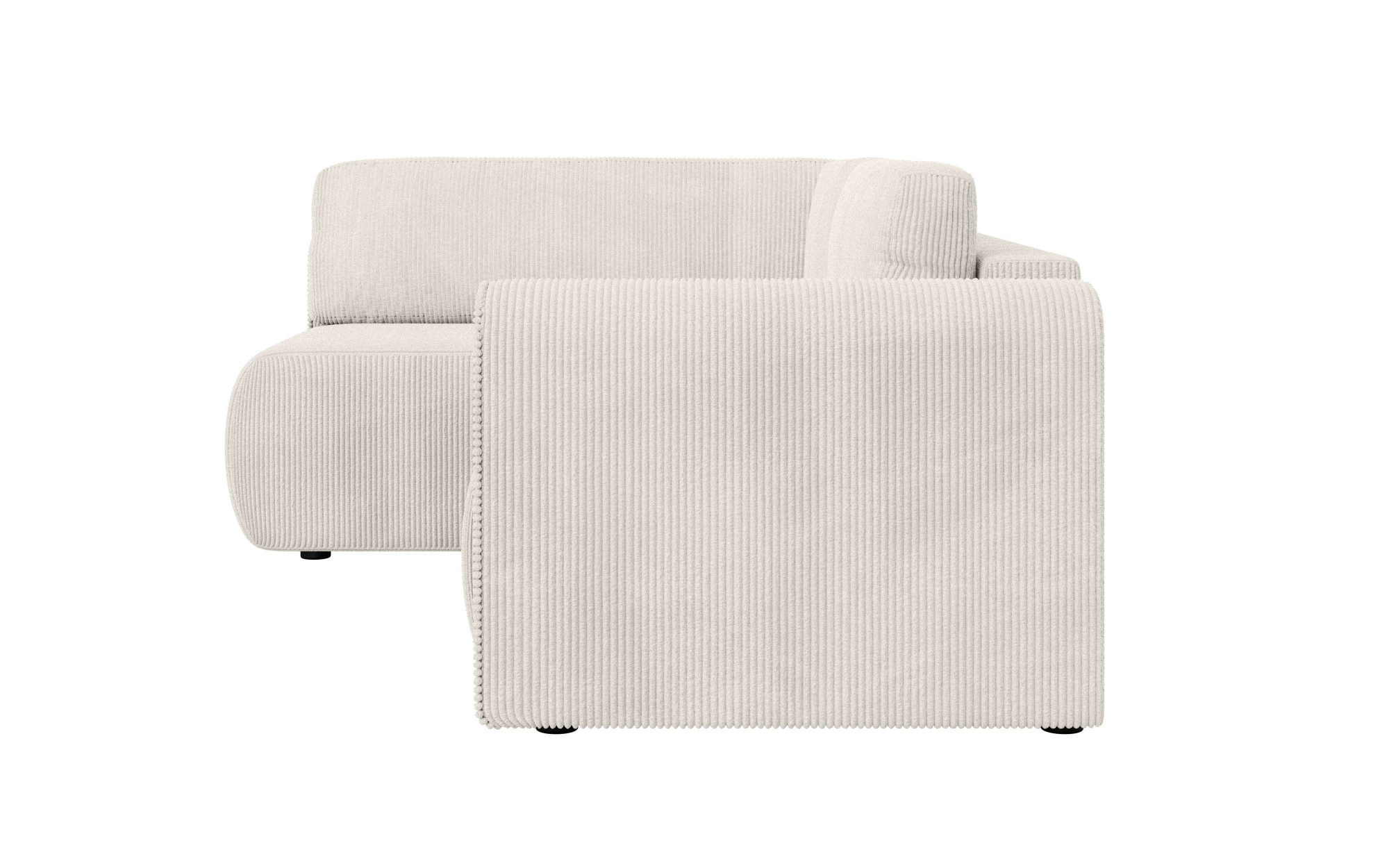 INOSIGN Ecksofa »Zacharia wahlweise Schlafsofa mit Bettkasten, B/T/H 250/166/86 cm«, L-Form mit Wellenunterfederung, Ottomane rechts oder links bestellbar