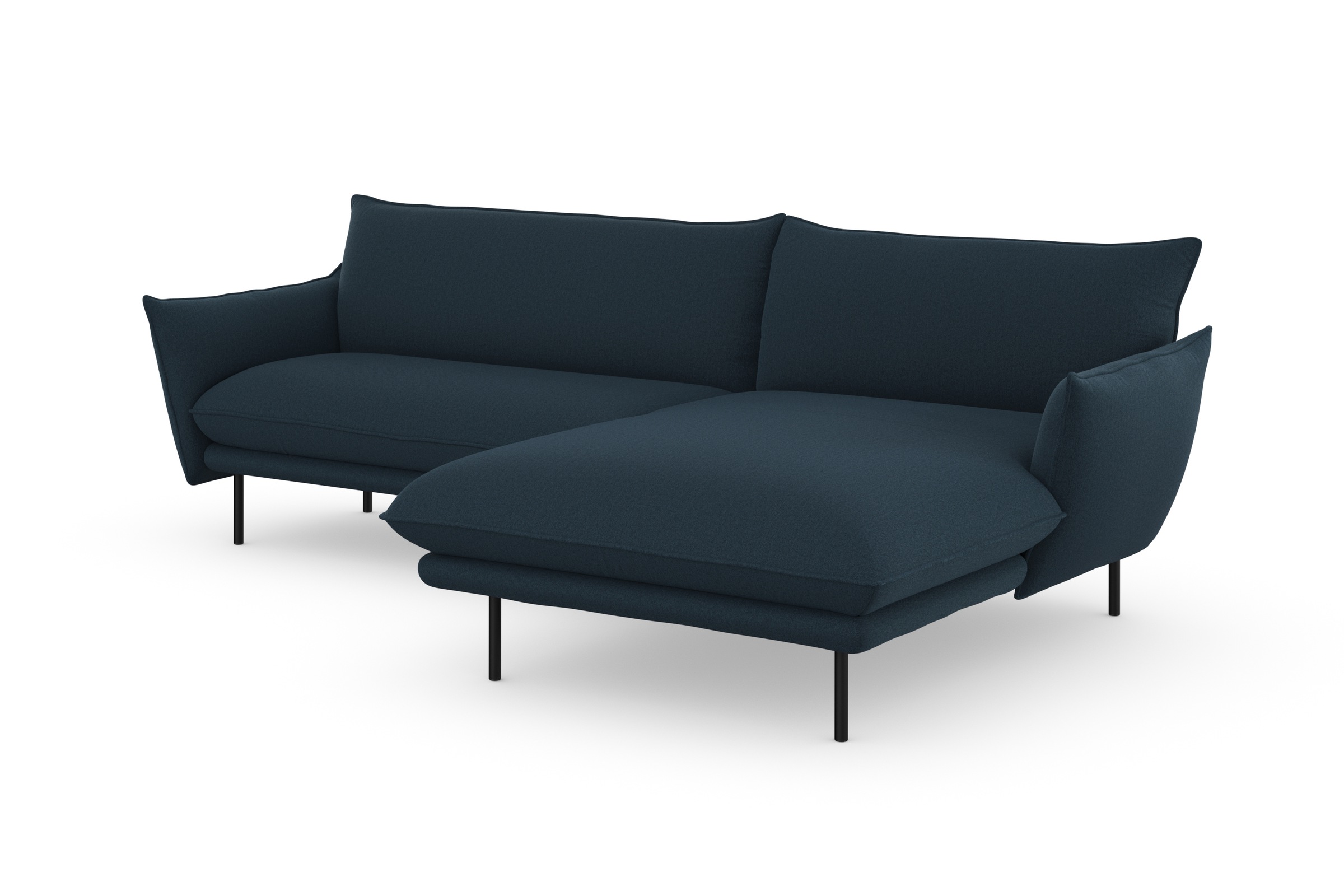 andas Ecksofa »Stine L-Form«, Besonderes Design durch Kissenoptik und Keder, by Morten Georgsen
