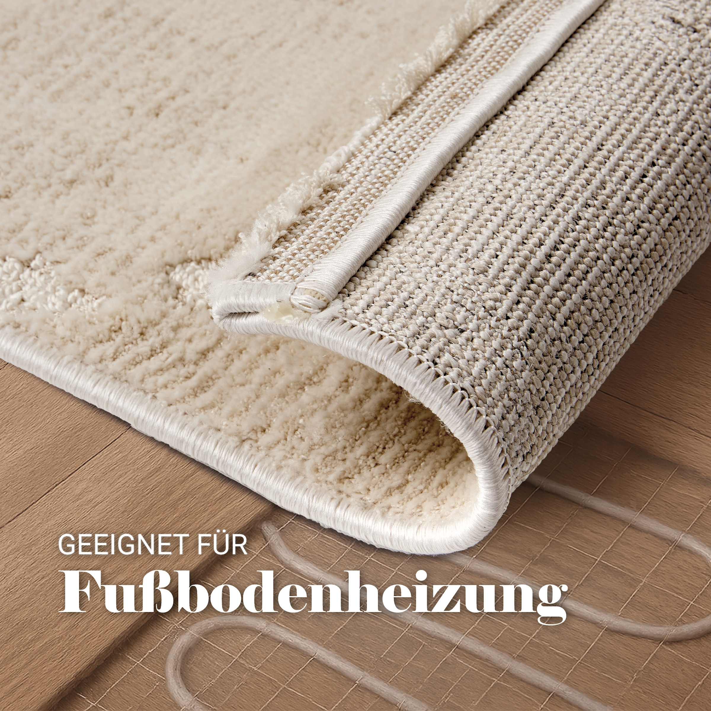 ASTRA Teppich »Lou 252«, rechteckig, 10 mm Höhe, Hoch Tief Struktur, Kurzflor, Wohnzimmer, Schlafzimmer