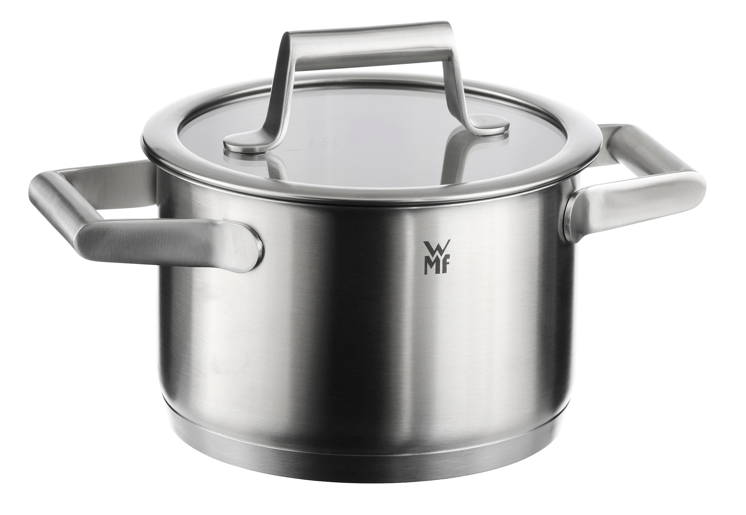 WMF Topf-Set »Comfort Line«, 5-teiliges Kochtopf Set mit Glasdeckel, mattiert, Cromargan® Edelstahl Rostfrei 18/10, für alle Herdarten geeignet