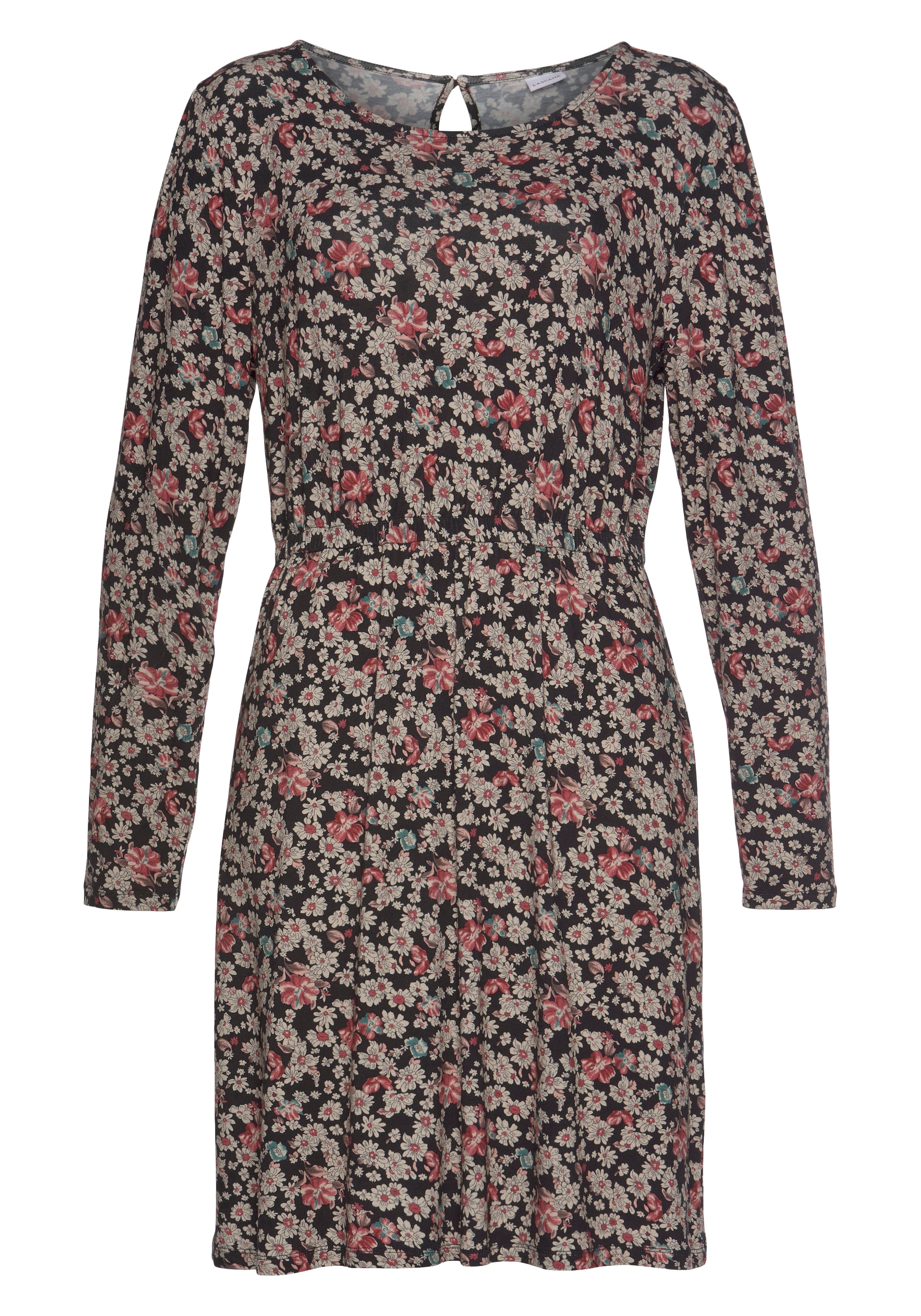 LASCANA Jerseykleid, mit kaufen Blümchendruck online