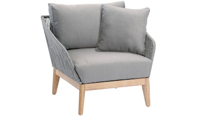 Best Loungesessel »Lounge Sessel Samos Grandis«, (1 St.), Eucalyptus, inkl. Auflagen kaufen