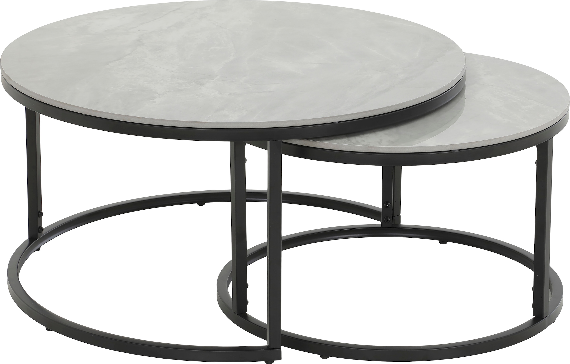 HELA Satztisch »LUIS Topseller, Couchtisch rund« Set, 2 Stk. tlg. 2er Set, günstig online kaufen