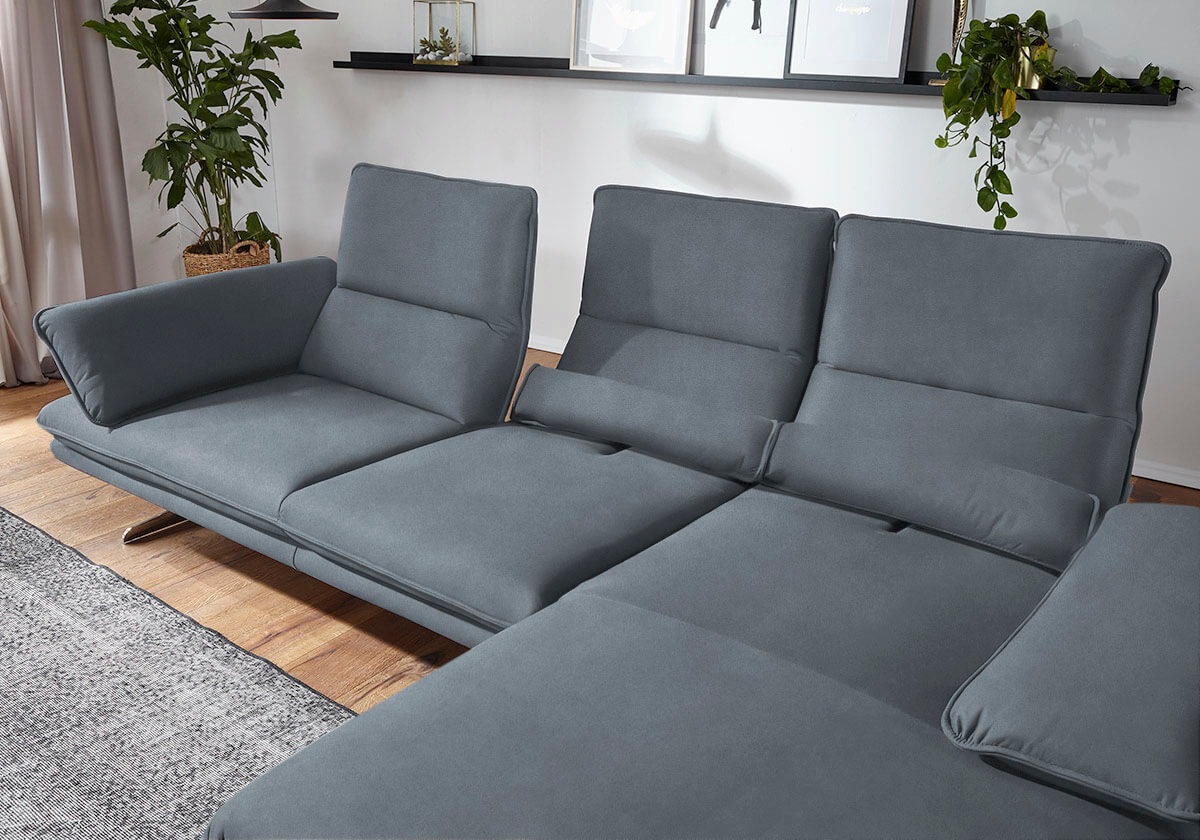 W.SCHILLIG Ecksofa »broadway, Designsofa mit tollem Sitzkomfort, L-Form«, S günstig online kaufen