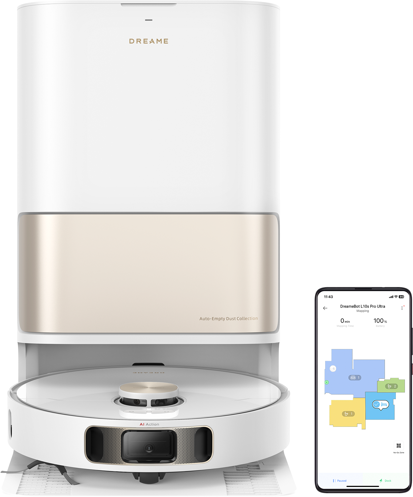 Dreame Saugroboter »mit Wischfunktion Dreame L10s Pro Ultra Heat«, 7.000Pa günstig online kaufen