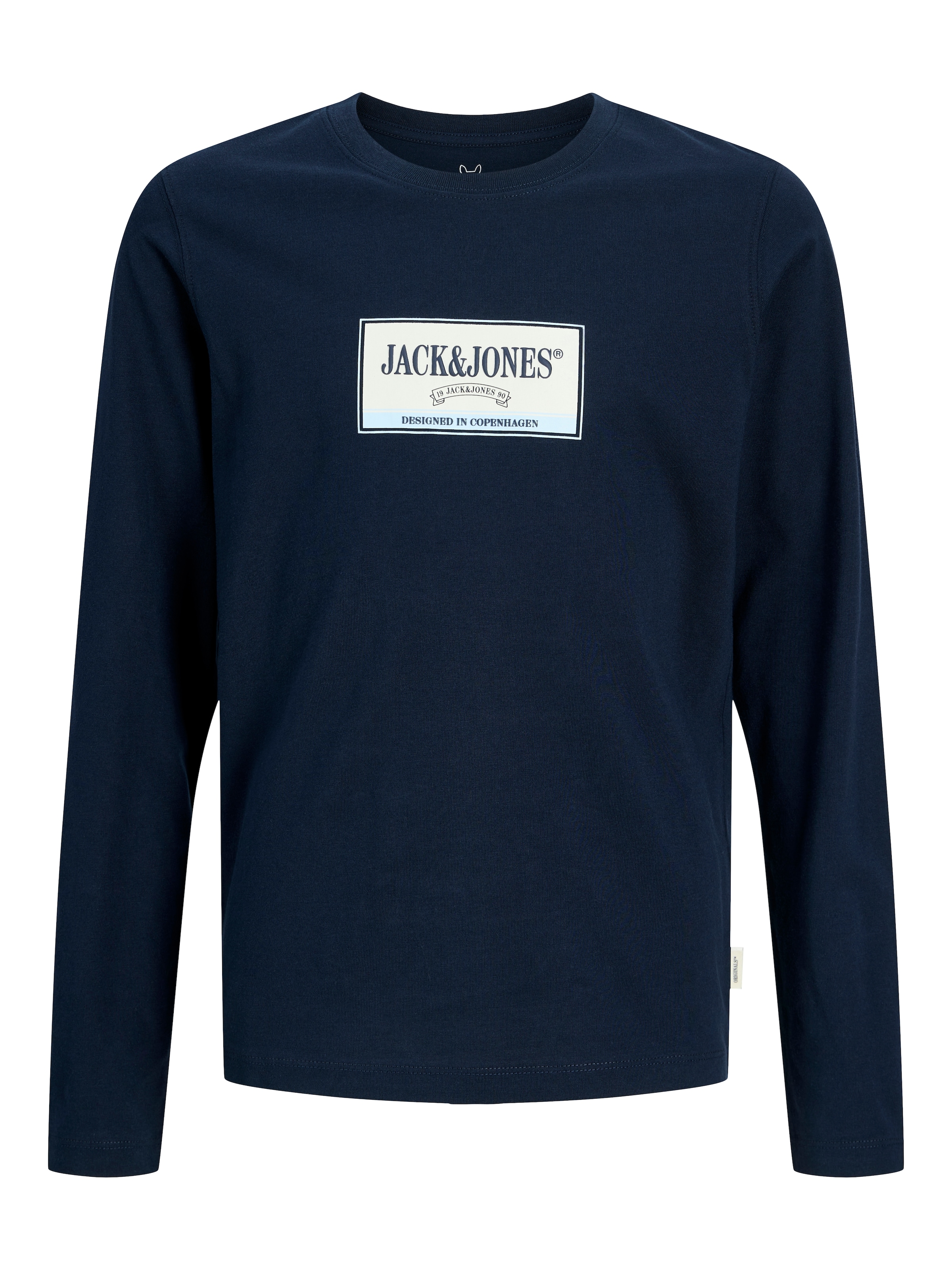 Jack & Jones Junior Langarmshirt »JORFREDERIKSBERG GRAPHIC BOX TEE LS JNR« Baumwolle, regular fit