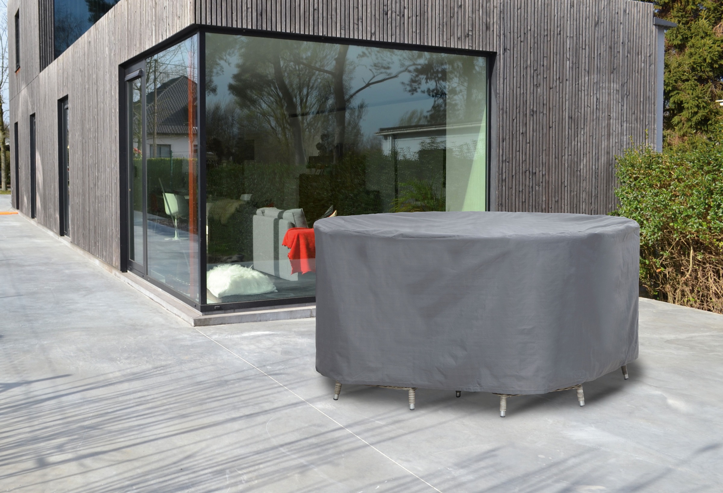 Best Gartenmöbel-Schutzhülle, für Möbelsets klein/small Ø200x85 cm