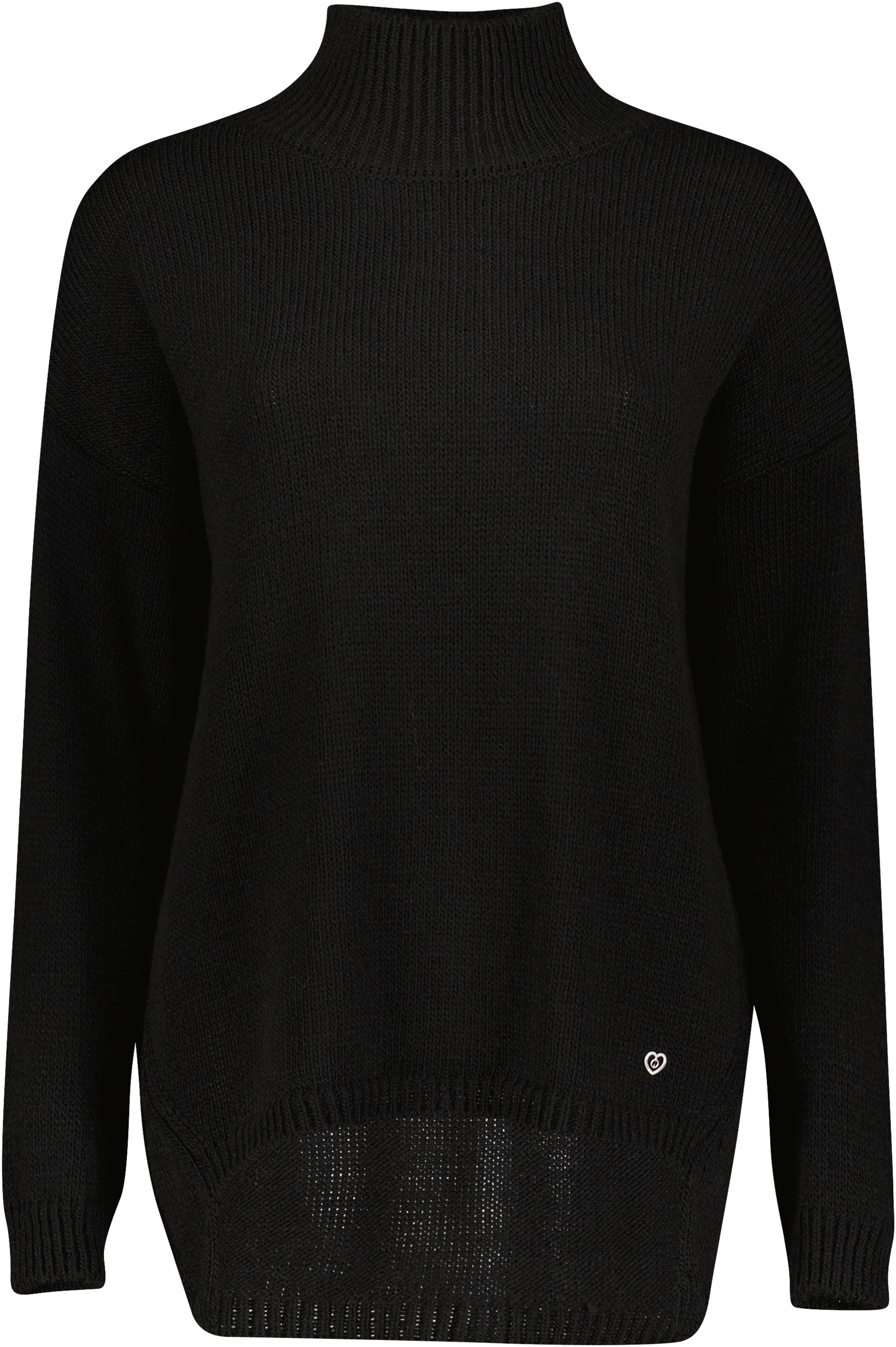 Please Jeans Stehkragenpullover, hinten länger geschnitten