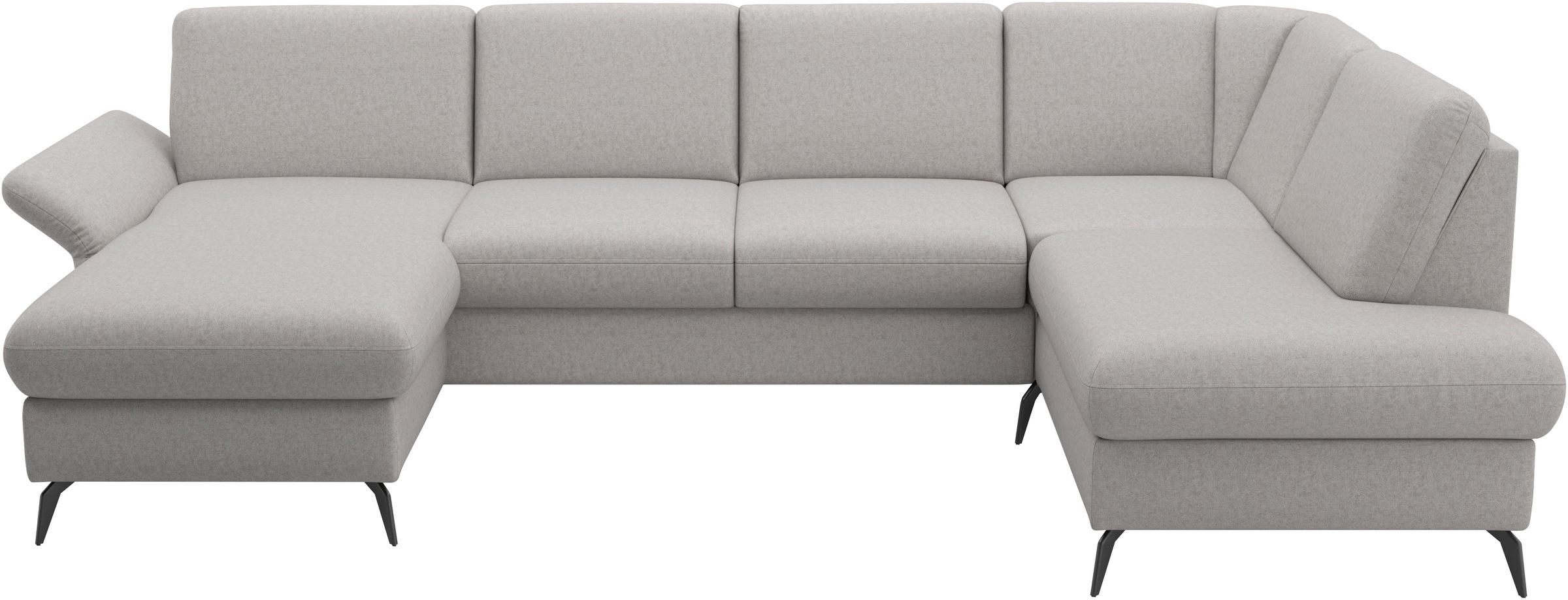 Home affaire Wohnlandschaft »Rochelle«, optional: Armteilverstellung, klappbar, Bettkasen