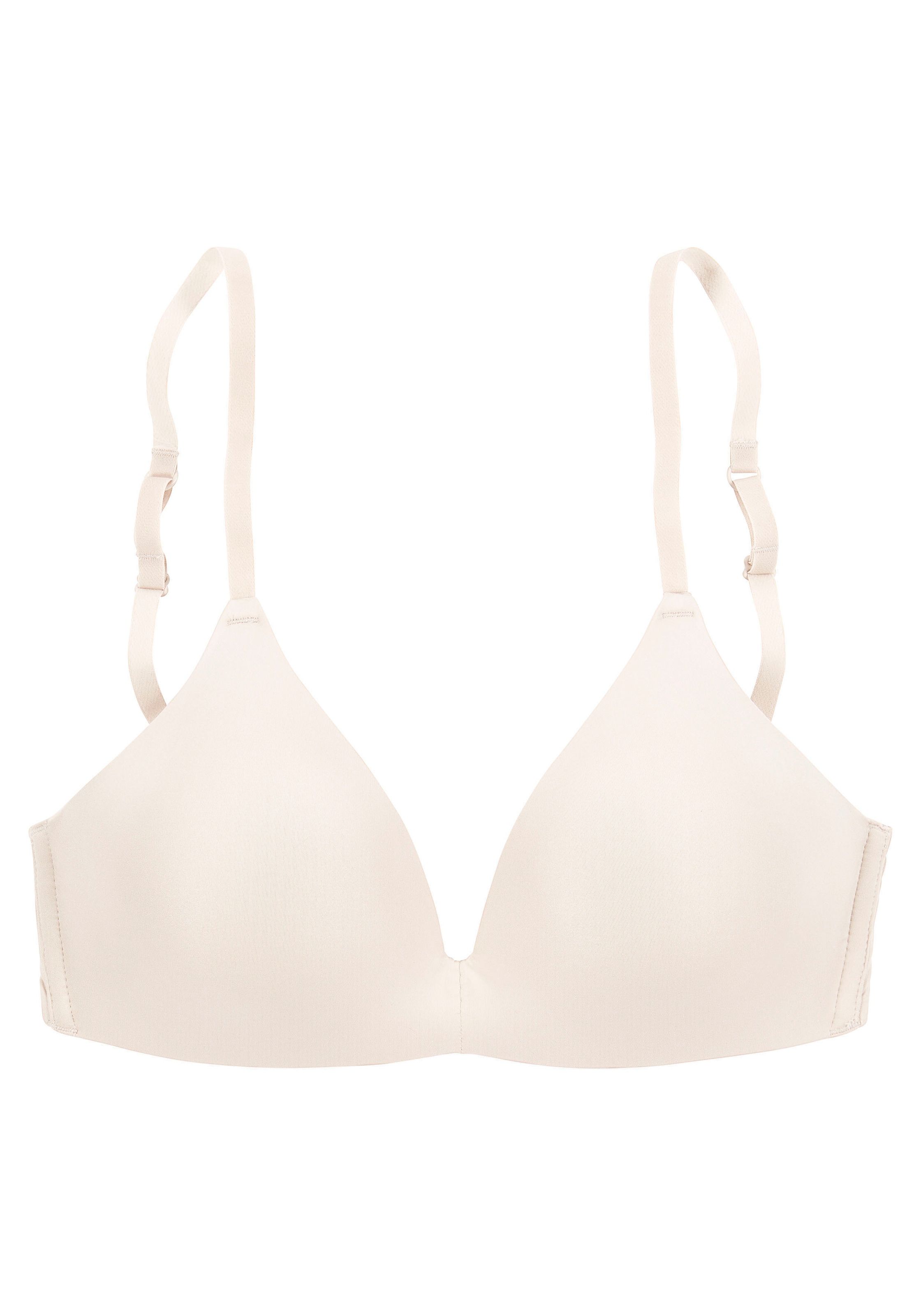 LASCANA Push-up-BH, ohne Bügel, mit eingearbeitetem Polster im Untercup, Basic-BH