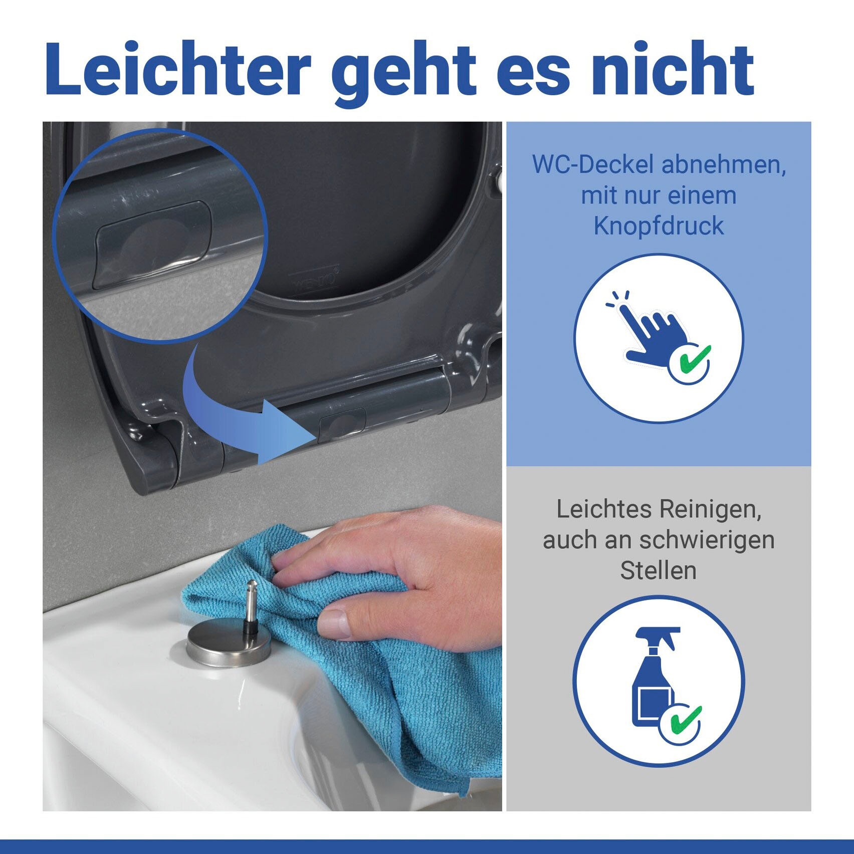 WENKO WC-Sitz »Samos« Mit Absenkautomatik