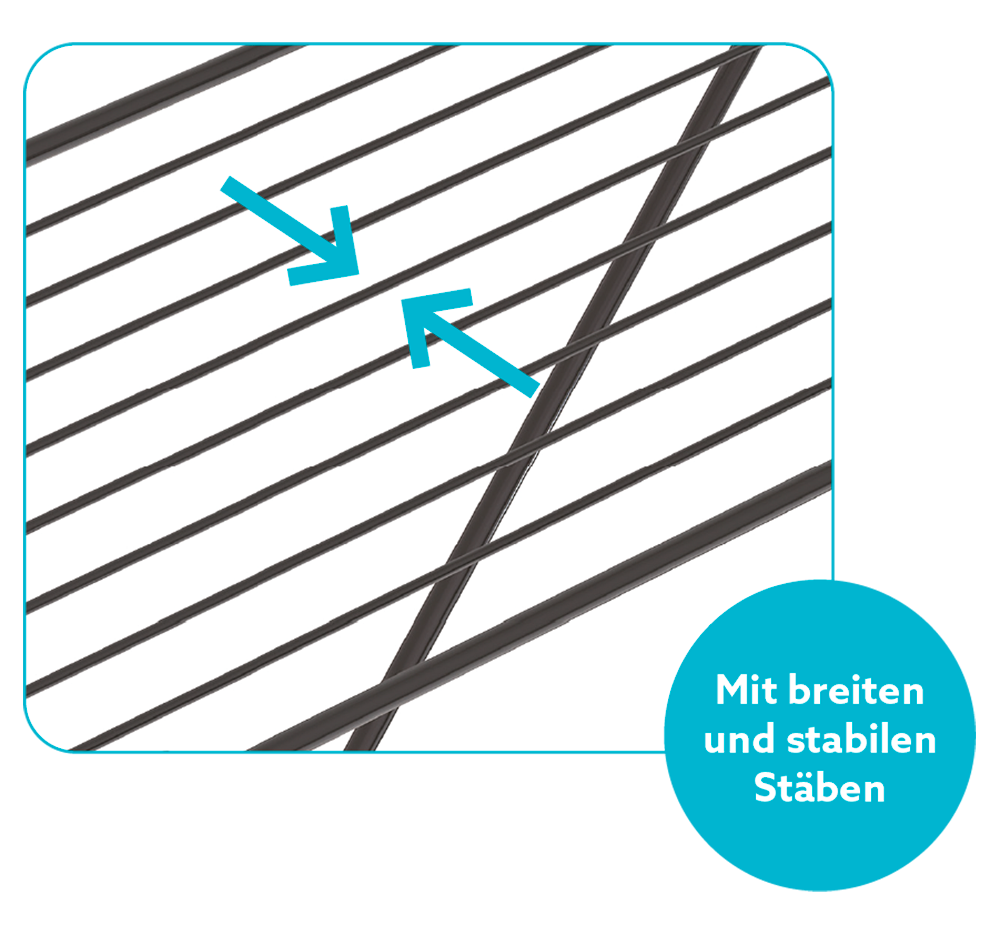 Bischof Flügelwäschetrockner »Robust« sehr stabil und dennoch leicht, 20 m Trockenlänge