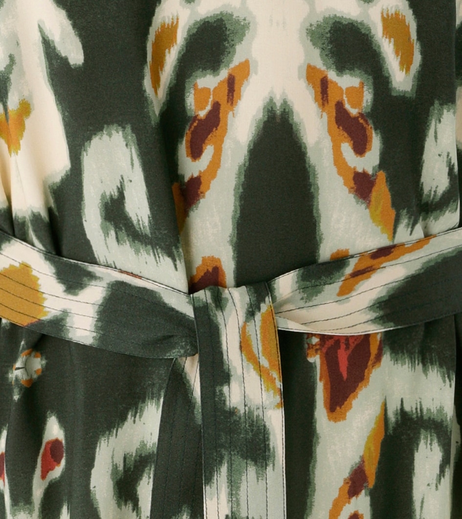 Aniston PLUS Blusenkleid Eingrifftaschen mit dekorativer V-Ausschnitt - NEUE KOLLEKTION