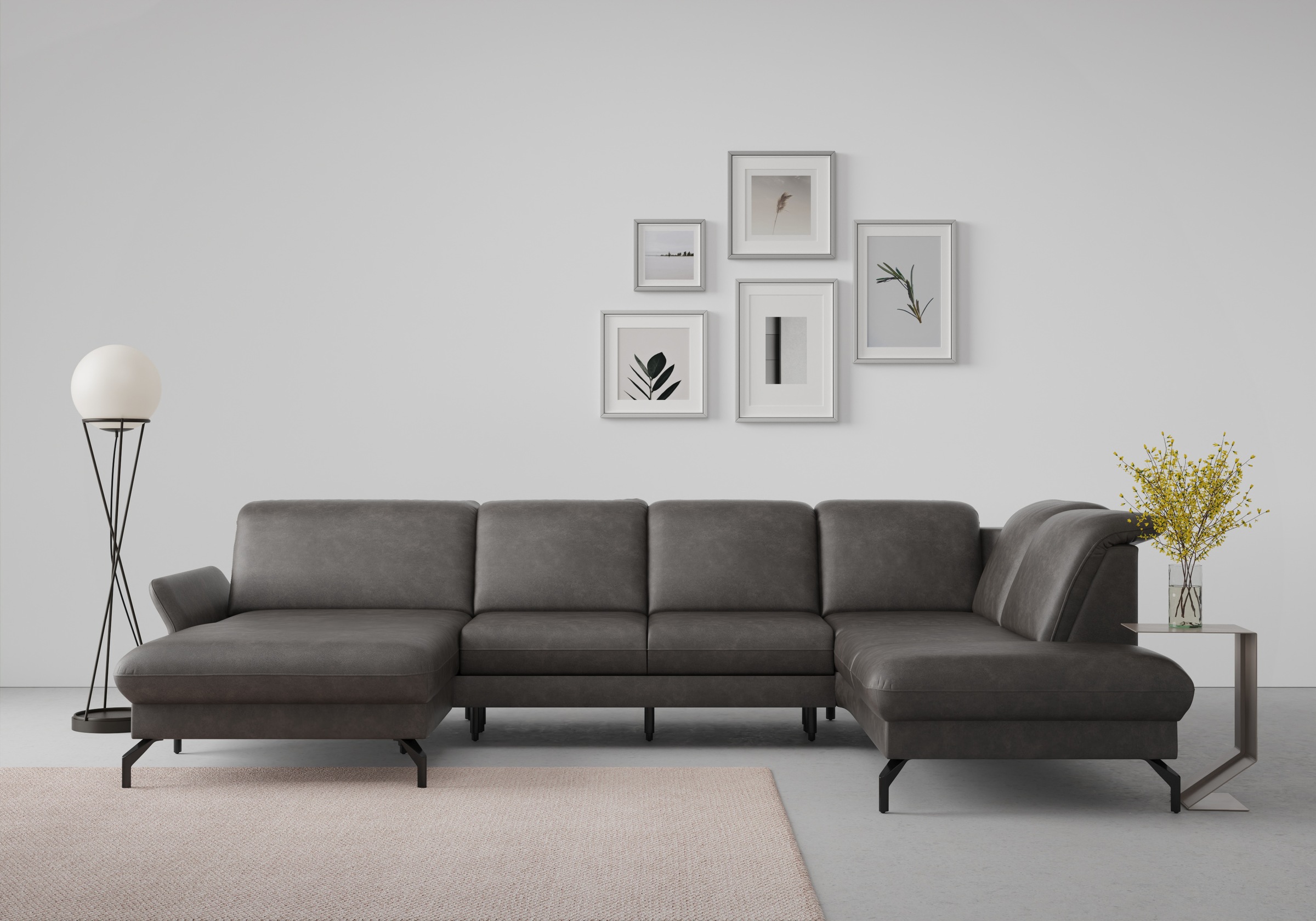 sit&more Wohnlandschaft »Fashion U-Form« wahlweise mit Kopfteilverstellung, günstig online kaufen