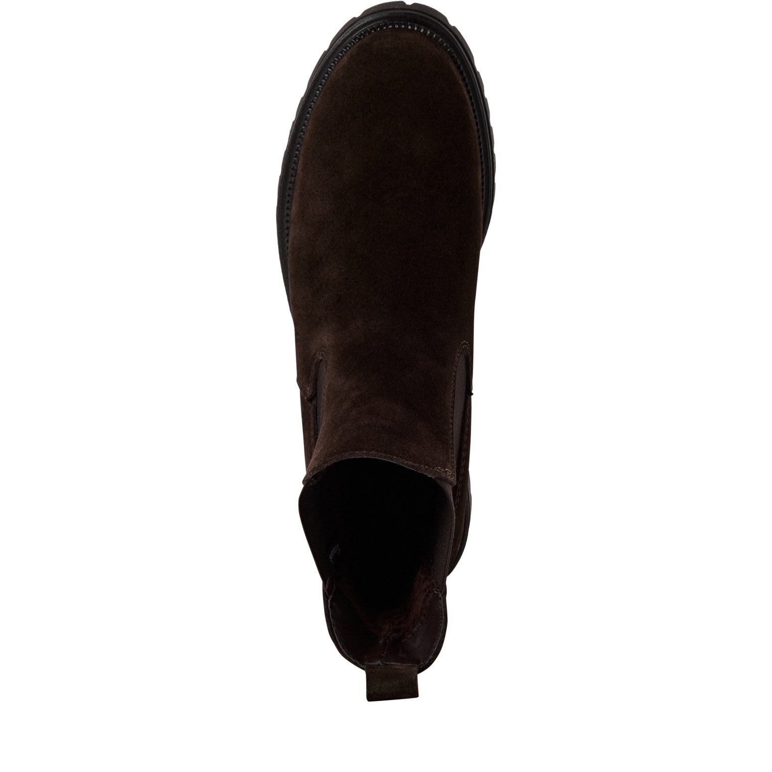 Tamaris Chelseaboots, Blockabsatz, Businessschuh, Schlupfboots mit Stretcheinsätzen