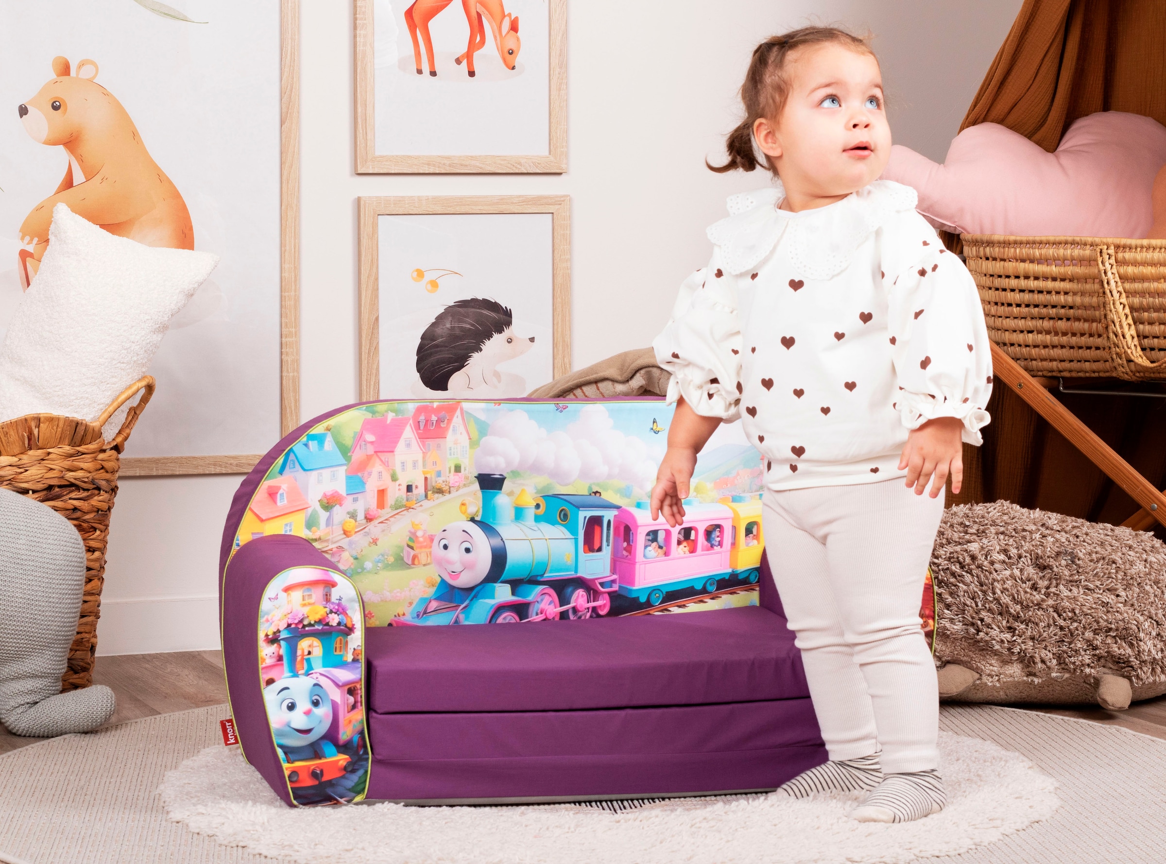 Knorrtoys® Sofa »Happy train«, für Kinder; Made in Europe