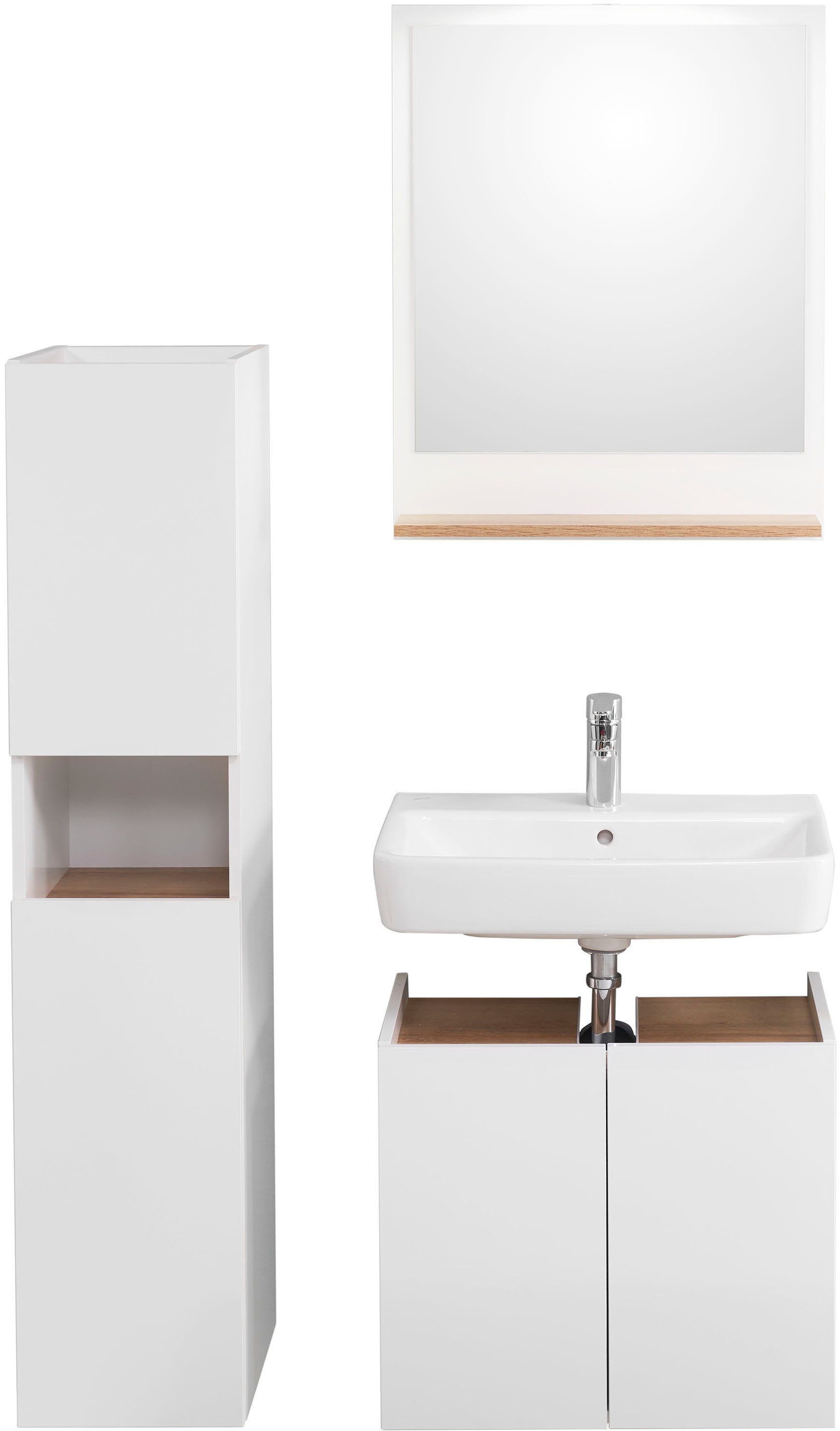 Saphir Badmöbel-Set »Quickset 947 3-teilig, Waschbeckenunterschrank mit Spi günstig online kaufen