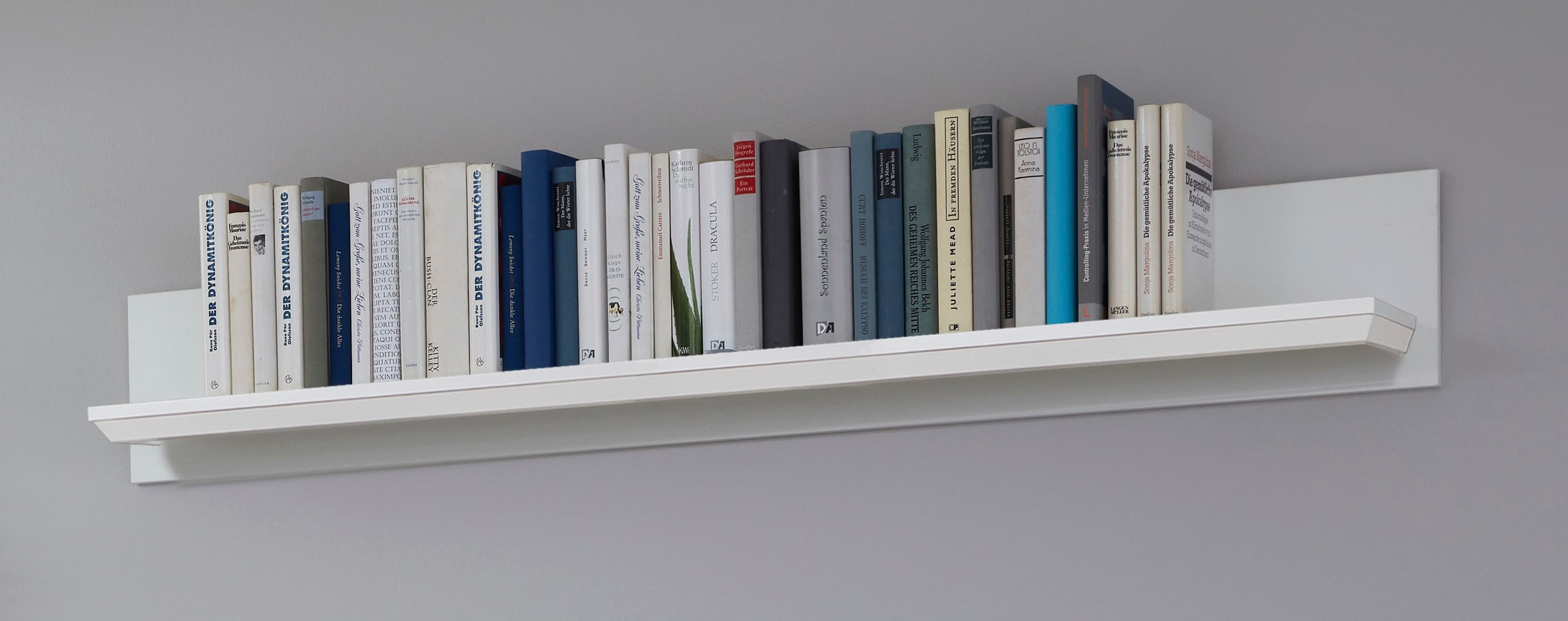 Home affaire Wandregal »Örebro« Bücherregal im zeitlosen Landhausstil - Maße (B/T/H) 139/17/21 cm