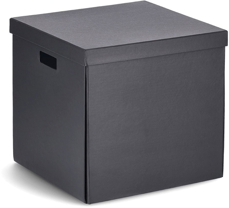 Aufbewahrungsbox, (1 St.), beschriftbar, recycelter Karton
