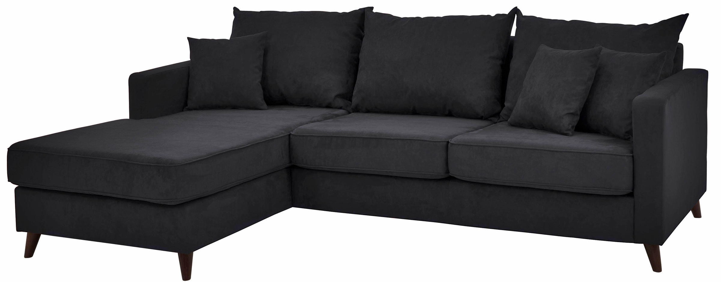 Home affaire Ecksofa »Renesse L-Form« lose Kissen, Keder an Sitzkissen günstig online kaufen