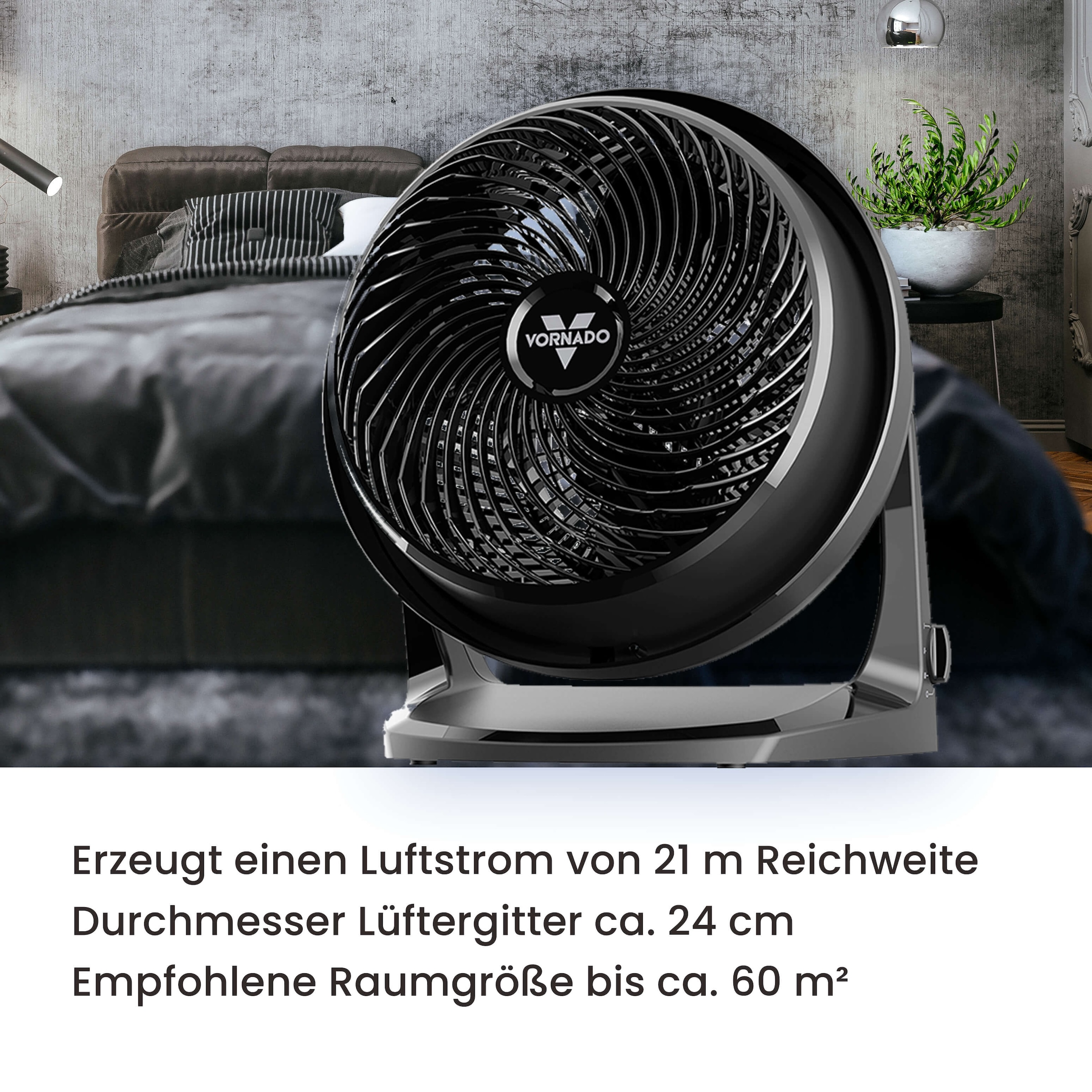 VORNADO Bodenventilator »62«, leistungsstark und leise
