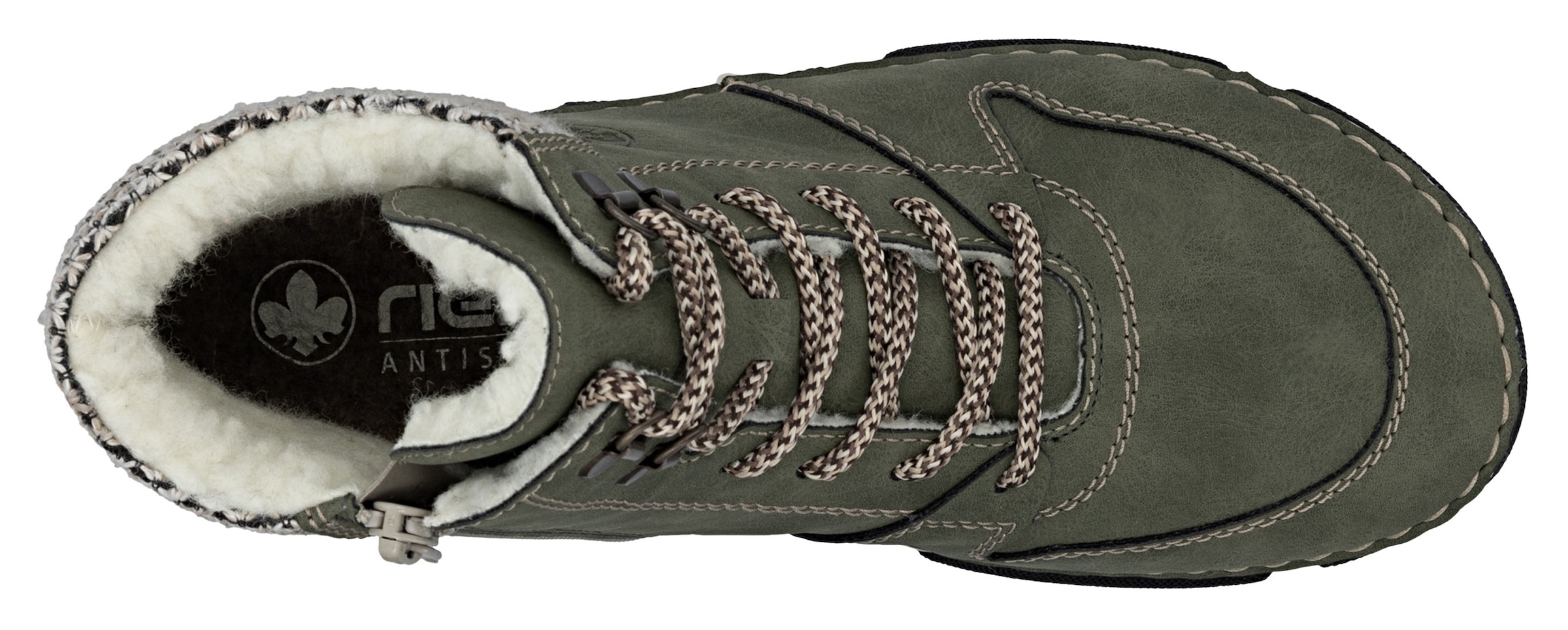 Rieker Winterboots, Schnürboots, Stiefelette mit praktischem Innenreißverschluss