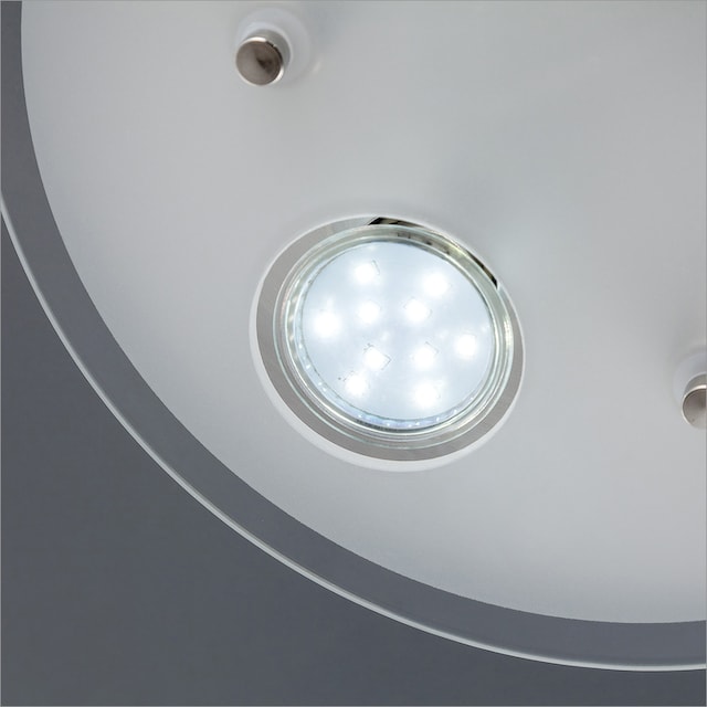 B.K.Licht LED Deckenleuchte »Dinora«, 3 flammig-flammig, LED Deckenlampe Strahler  inkl. 3W GU10 LED 250 Lumen warmweiß Glas auf Raten kaufen
