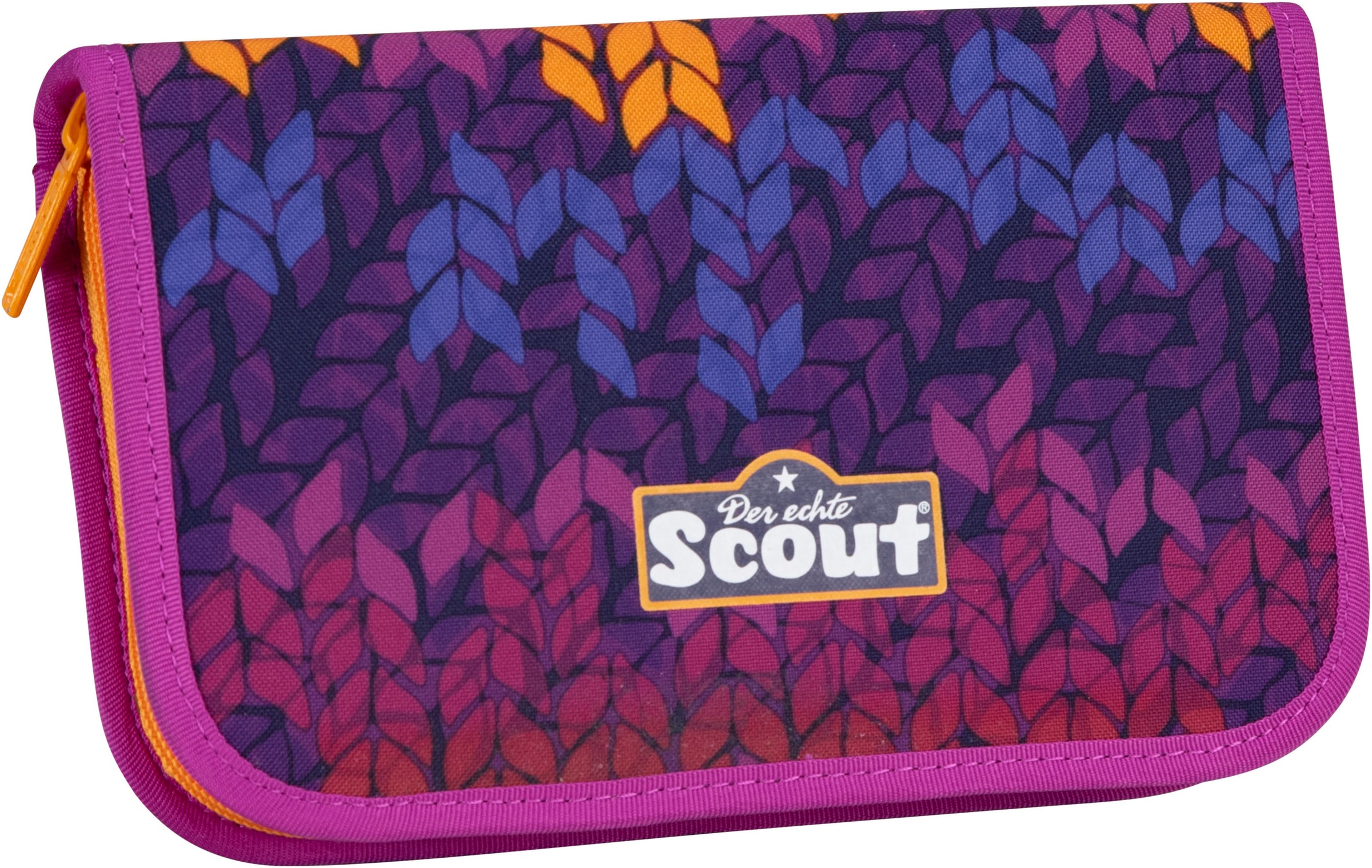 Scout Schulranzen »Alpha Superflash, Fantasy«, Retroreflektierende Flächen-Fluoreszierende Warnfarben für extragute Sichtbarkeit, mit retrorefl. Flächen & 2 Funny Snaps; enthält recyceltes Material