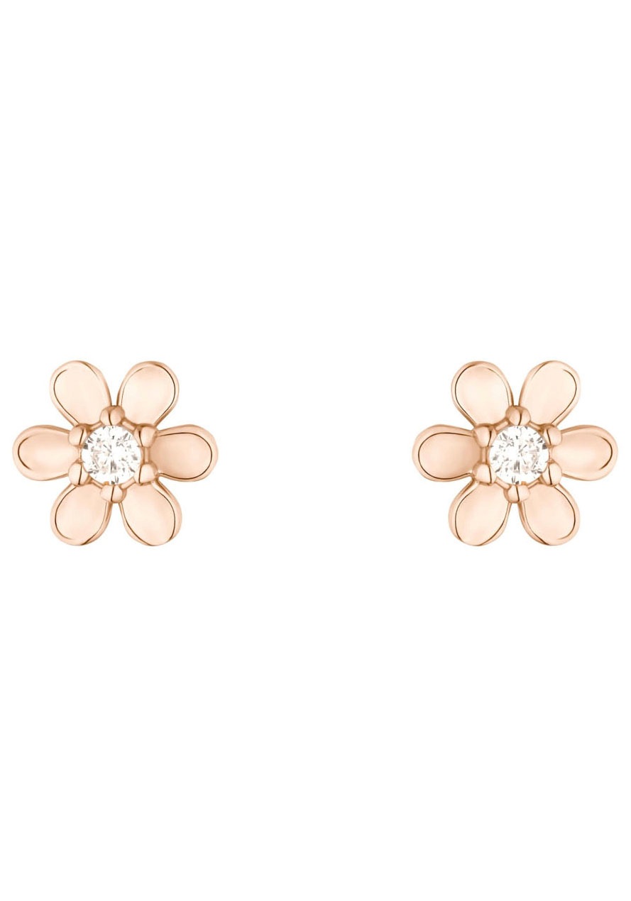 s.Oliver Paar Ohrstecker »Flower, Blume, 2035512«, mit Zirkonia (synth.)